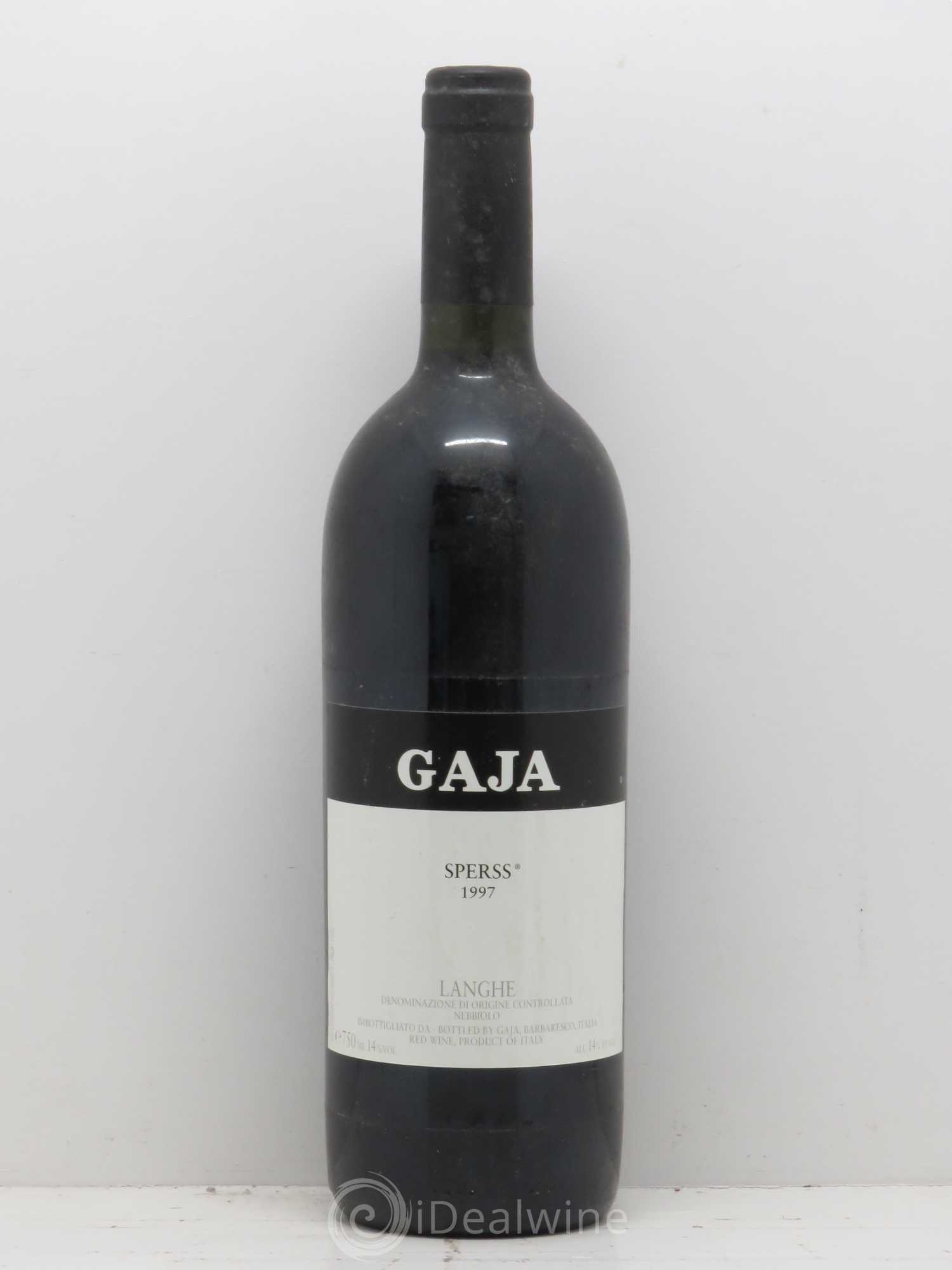 Barolo DOCG Sperss Angelo Gaja 1997 - Lot de 1 bouteille - 0