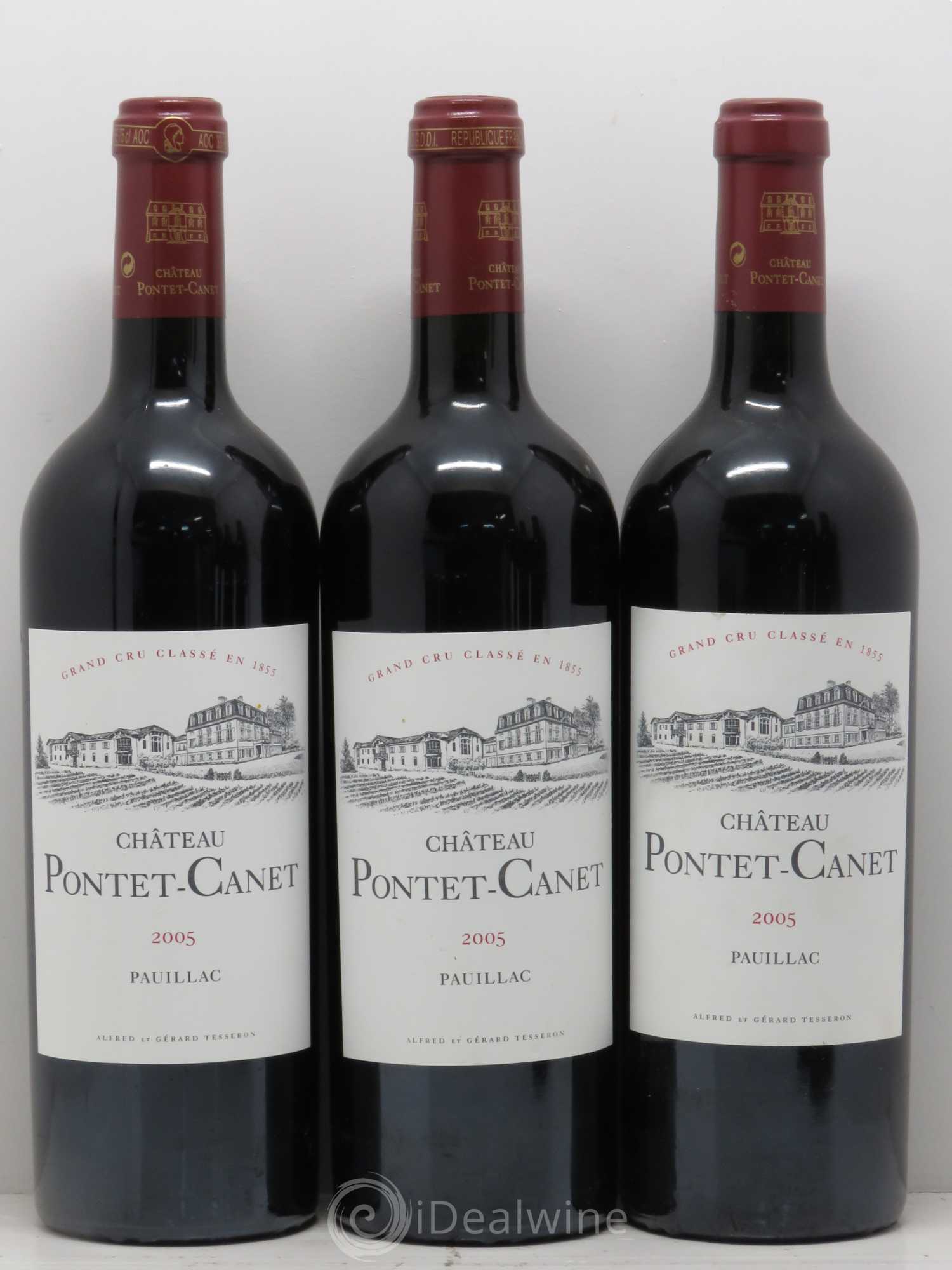 Château Pontet Canet 5ème Grand Cru Classé 2005 - Lot de 6 bouteilles - 2