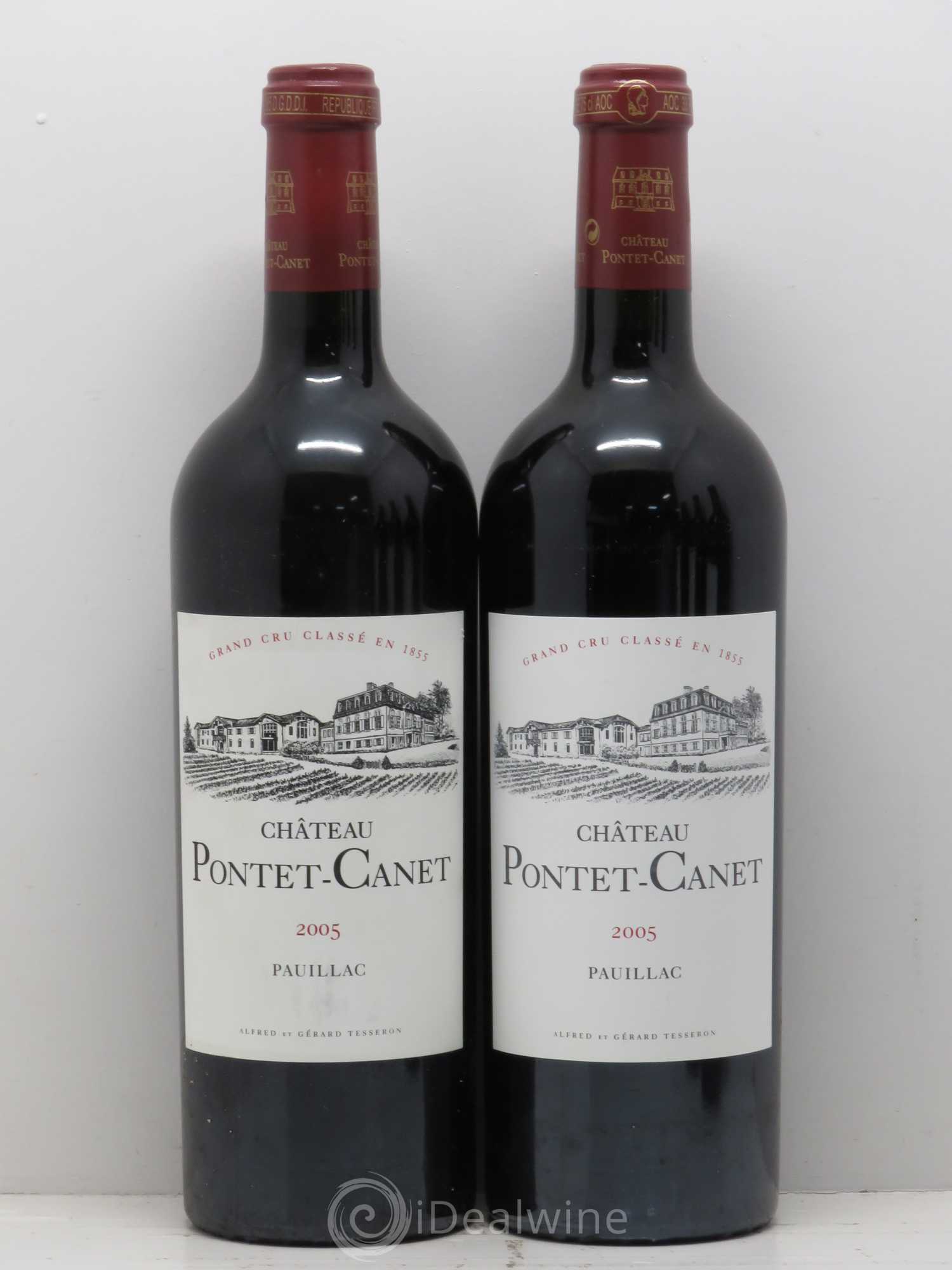 Château Pontet Canet 5ème Grand Cru Classé 2005 - Lot de 5 bouteilles - 2