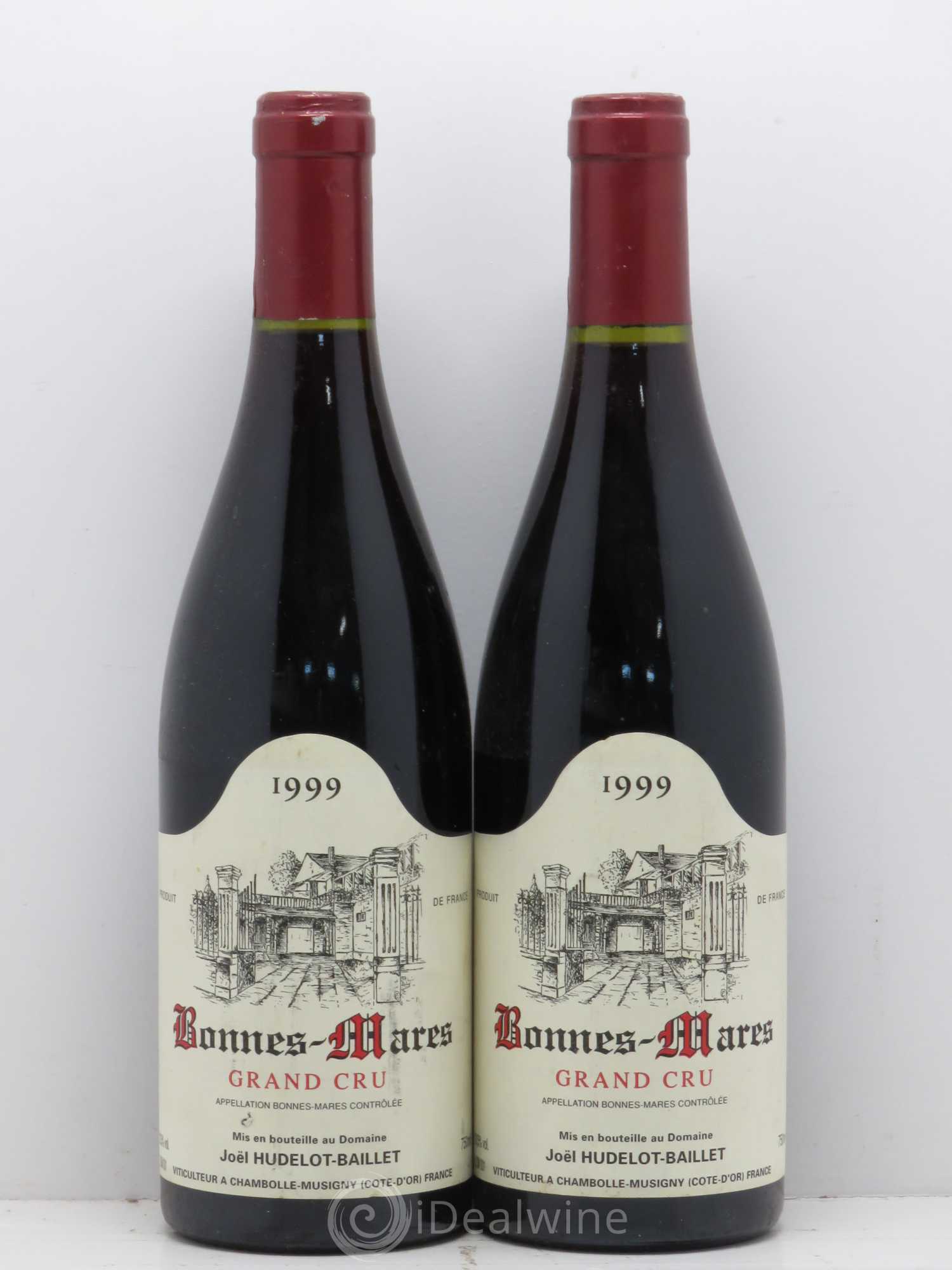 Bonnes-Mares Grand Cru Hudelot-Baillet 1999 - Lot de 2 bouteilles - 0