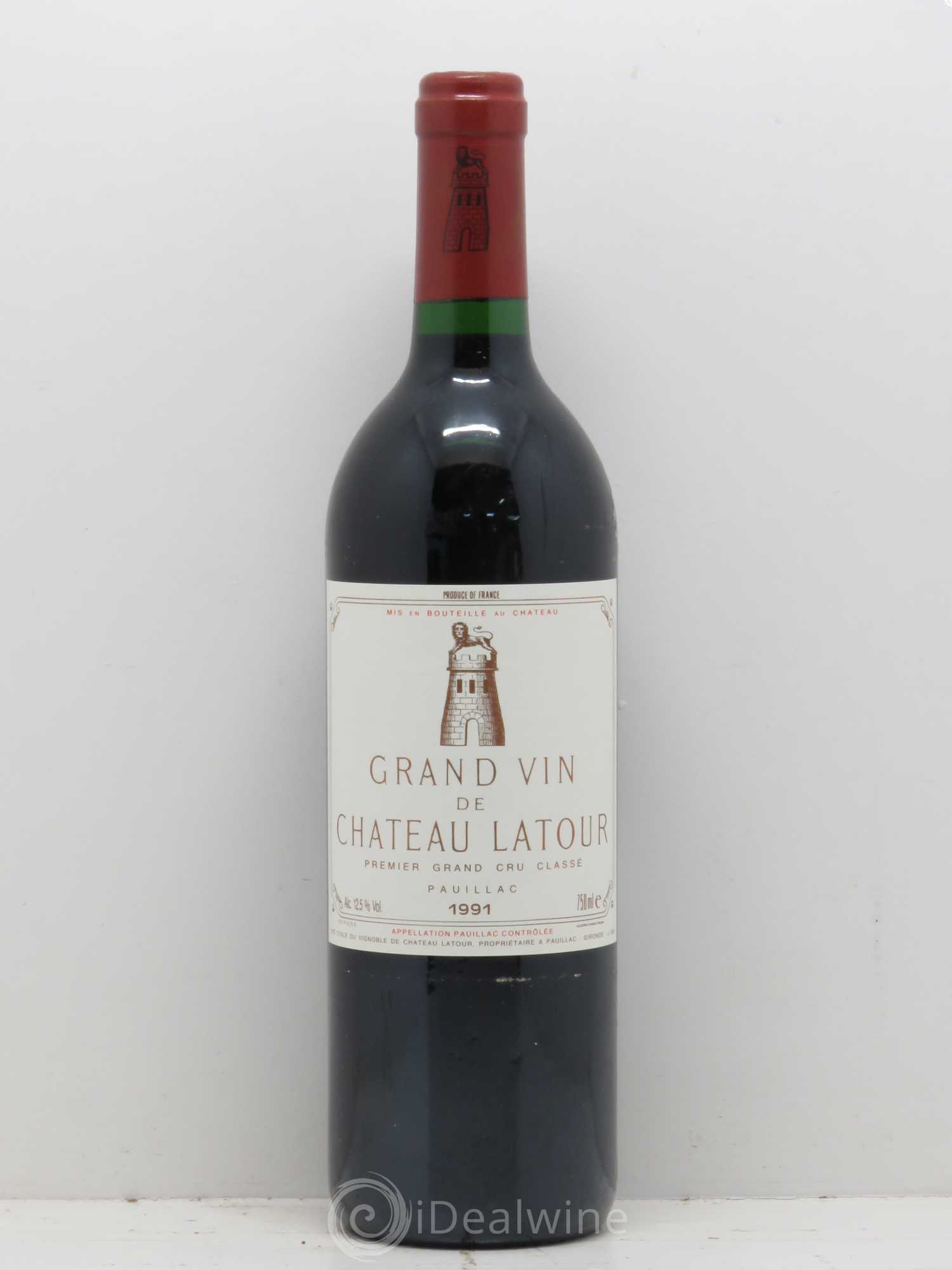 Château Latour 1er Grand Cru Classé 1991 - Lot de 1 bouteille - 0