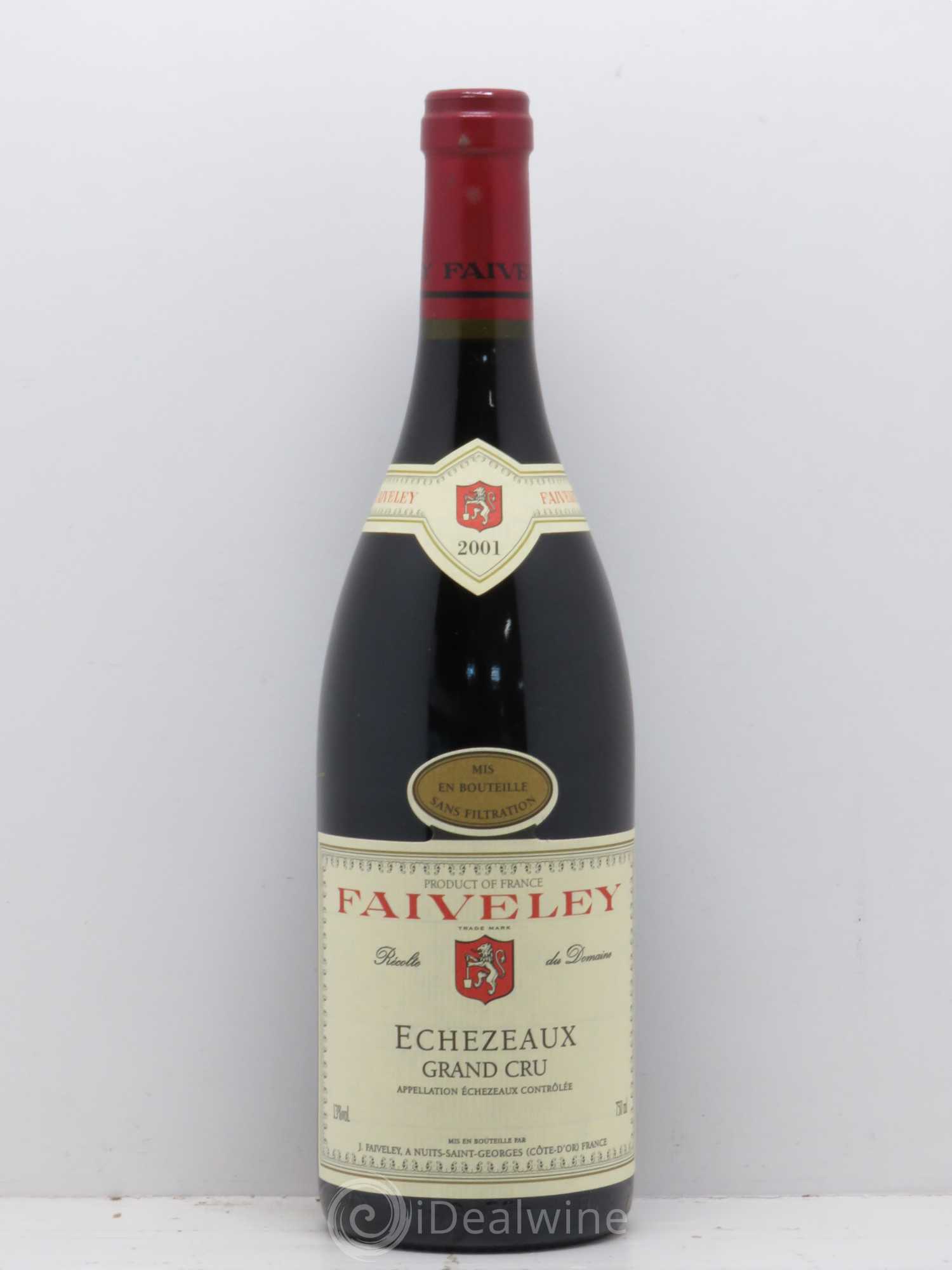 Echezeaux Grand Cru Faiveley 2001 - Lot de 1 bouteille - 0