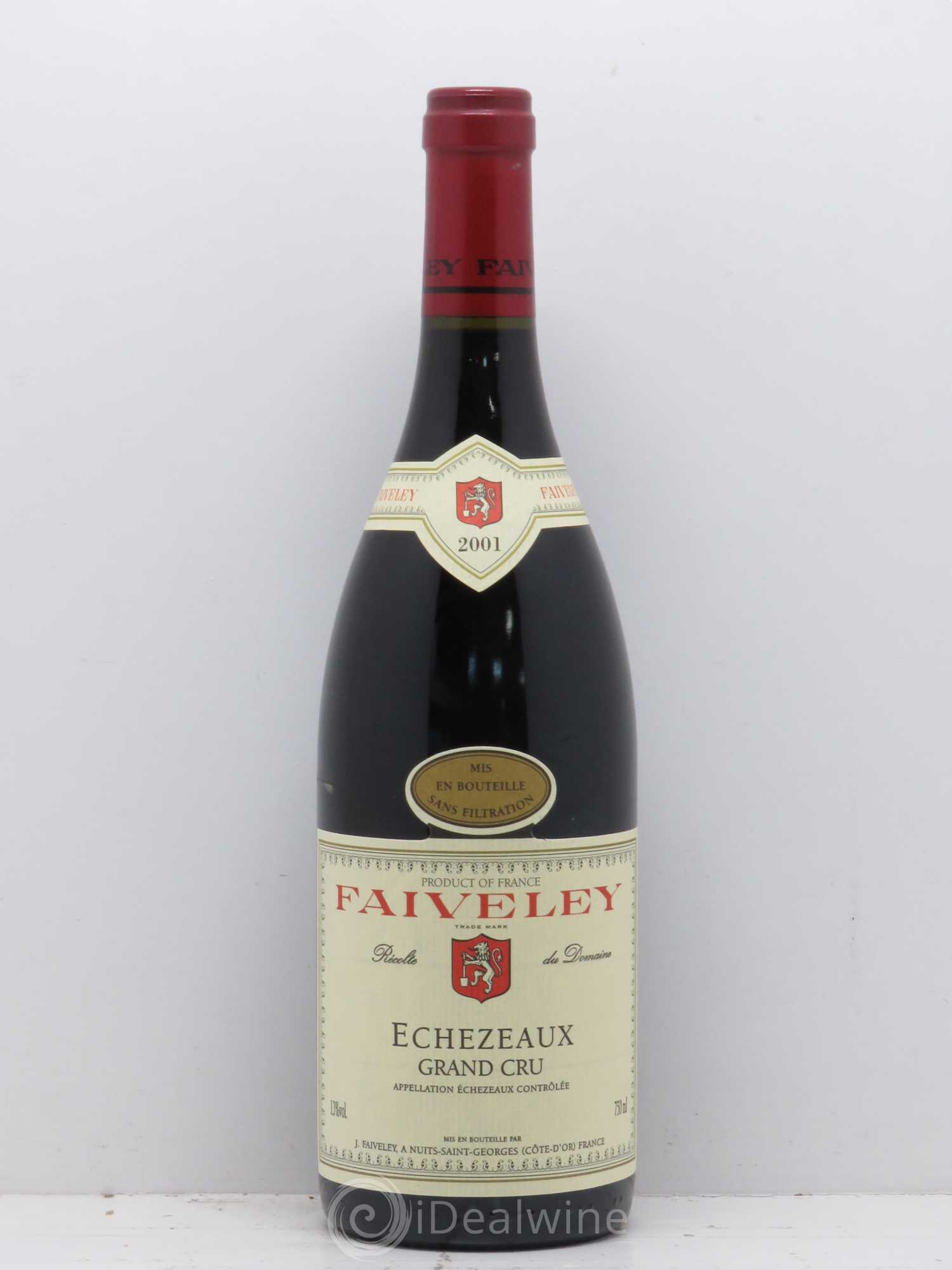 Echezeaux Grand Cru Faiveley 2001 - Lot de 1 bouteille - 0