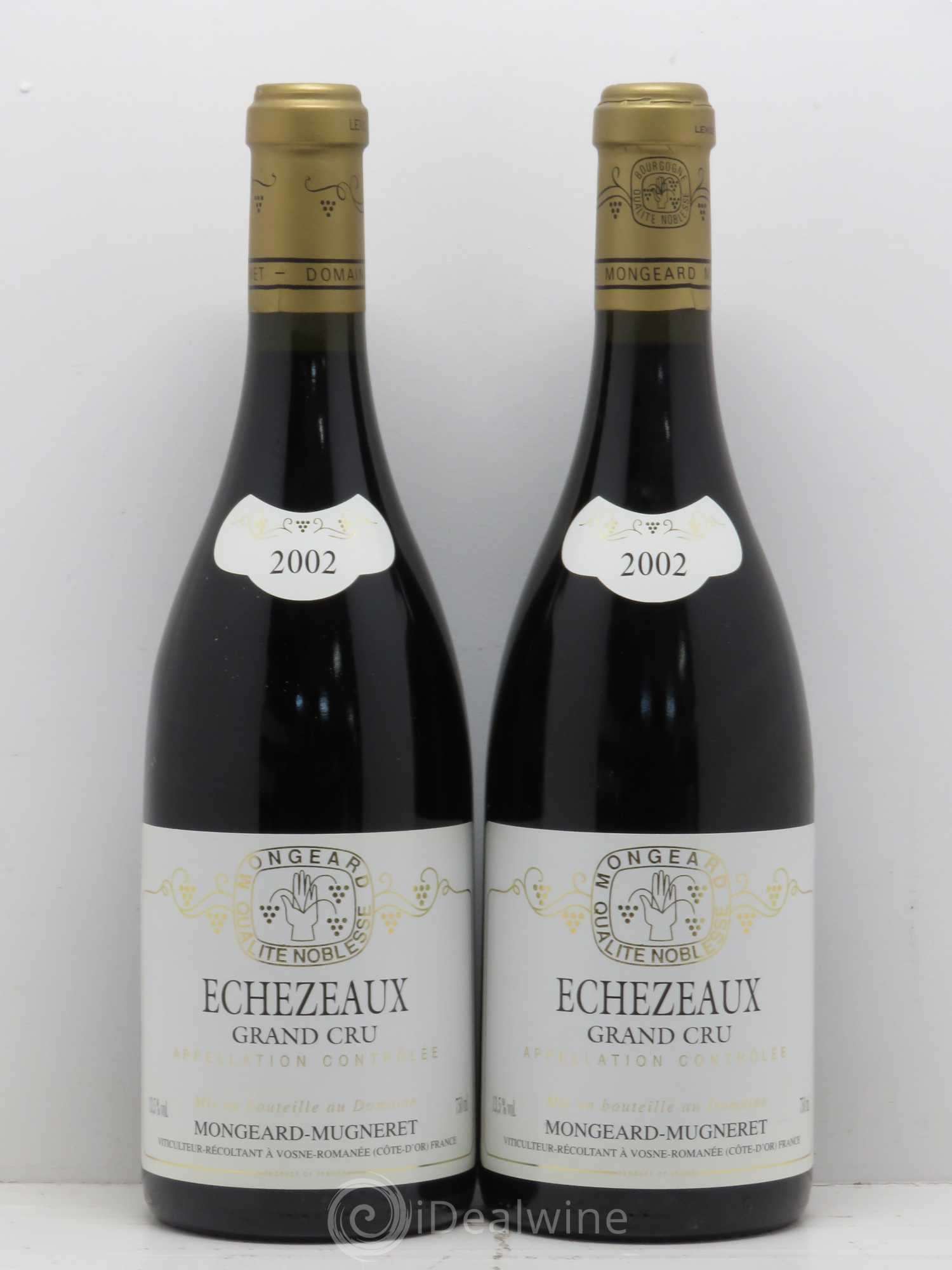 Echezeaux Grand Cru Mongeard-Mugneret (Domaine) 2002 - Lot de 2 bouteilles - 0