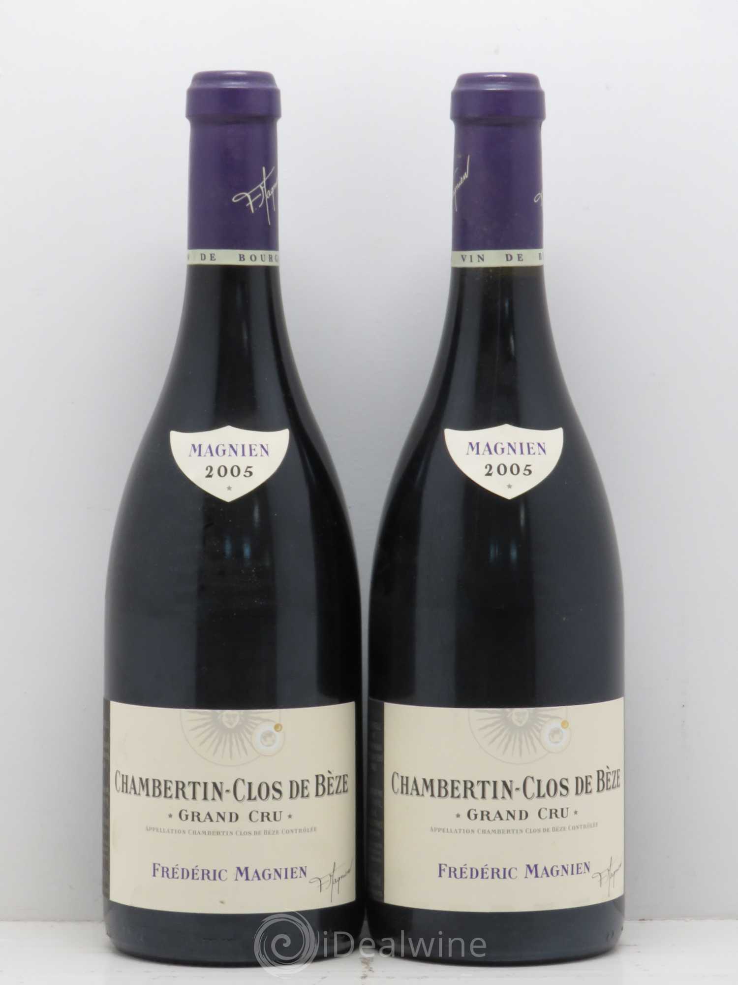 Chambertin Clos de Bèze Grand Cru Frédéric Magnien 2005 - Lot de 2 bouteilles - 0