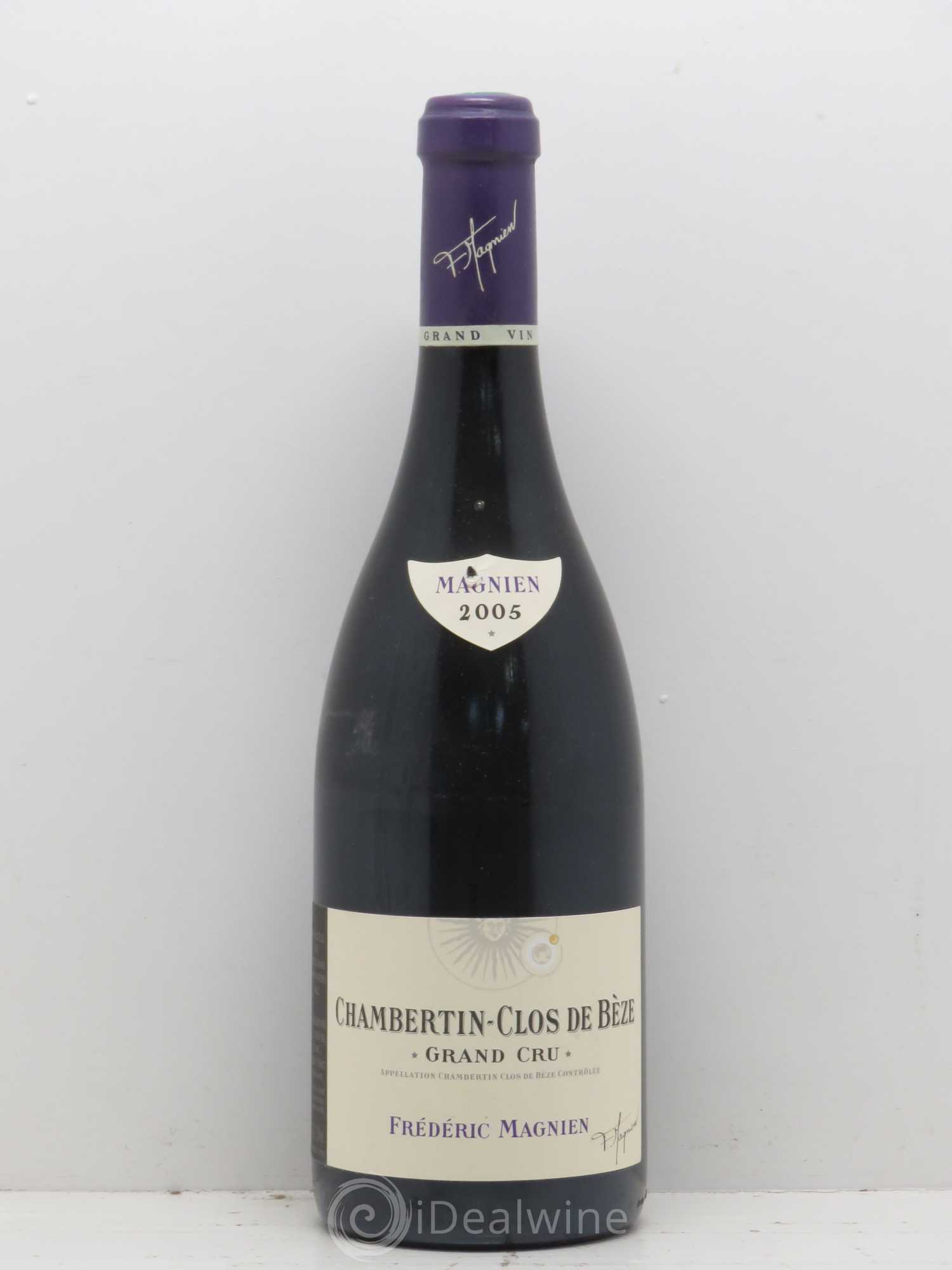 Chambertin Clos de Bèze Grand Cru Frédéric Magnien 2005 - Lot de 1 bouteille - 0