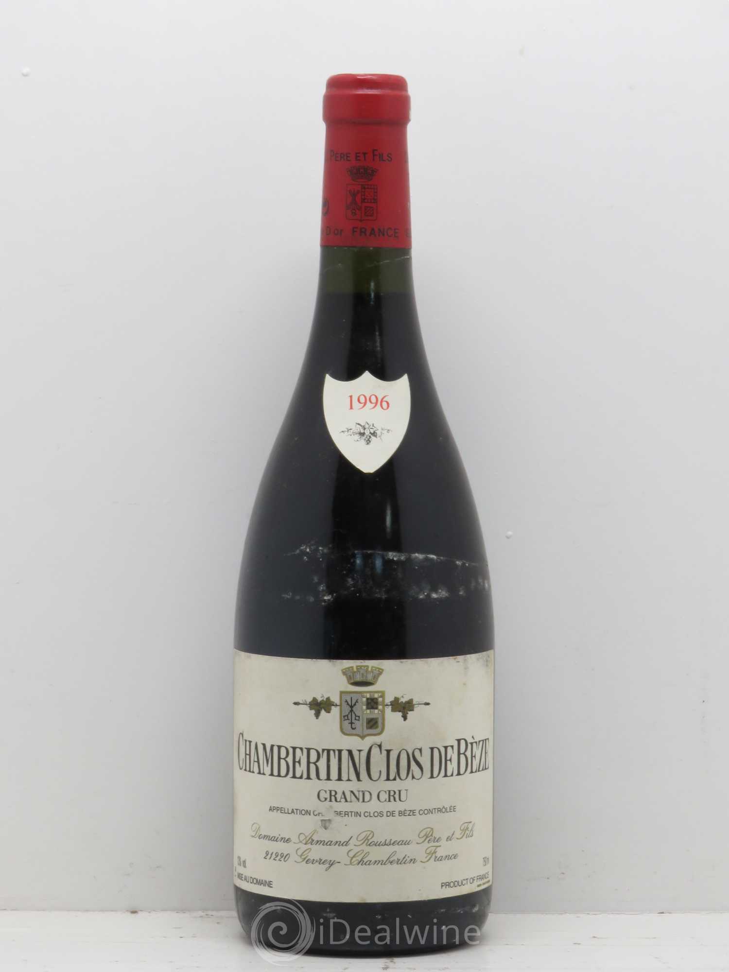 Chambertin Clos de Bèze Grand Cru Armand Rousseau (Domaine) 1996 - Lot de 1 bouteille - 0