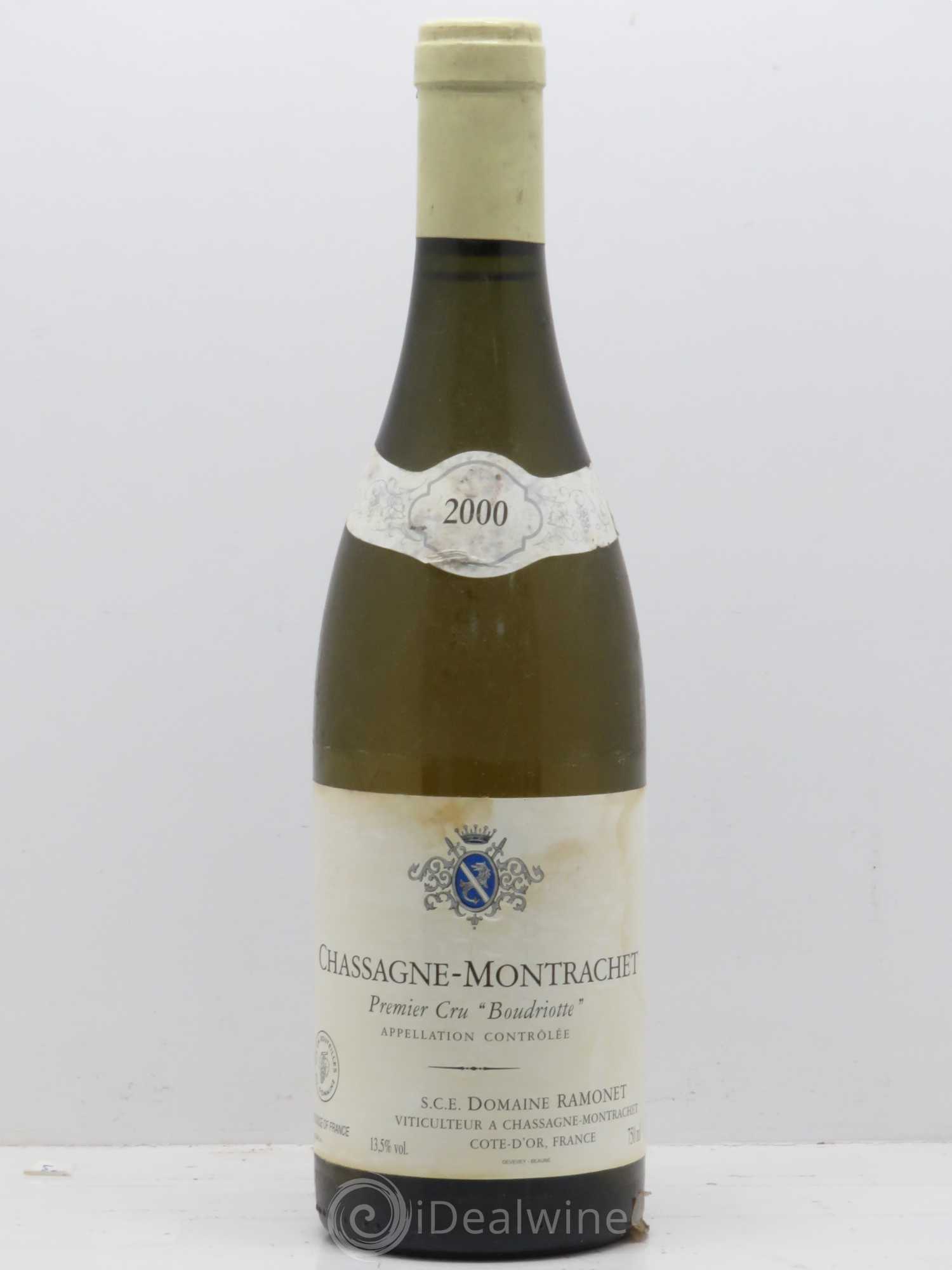 Chassagne-Montrachet 1er Cru Boudriotte Ramonet (Domaine) 2000 - Lot de 1 bouteille - 0