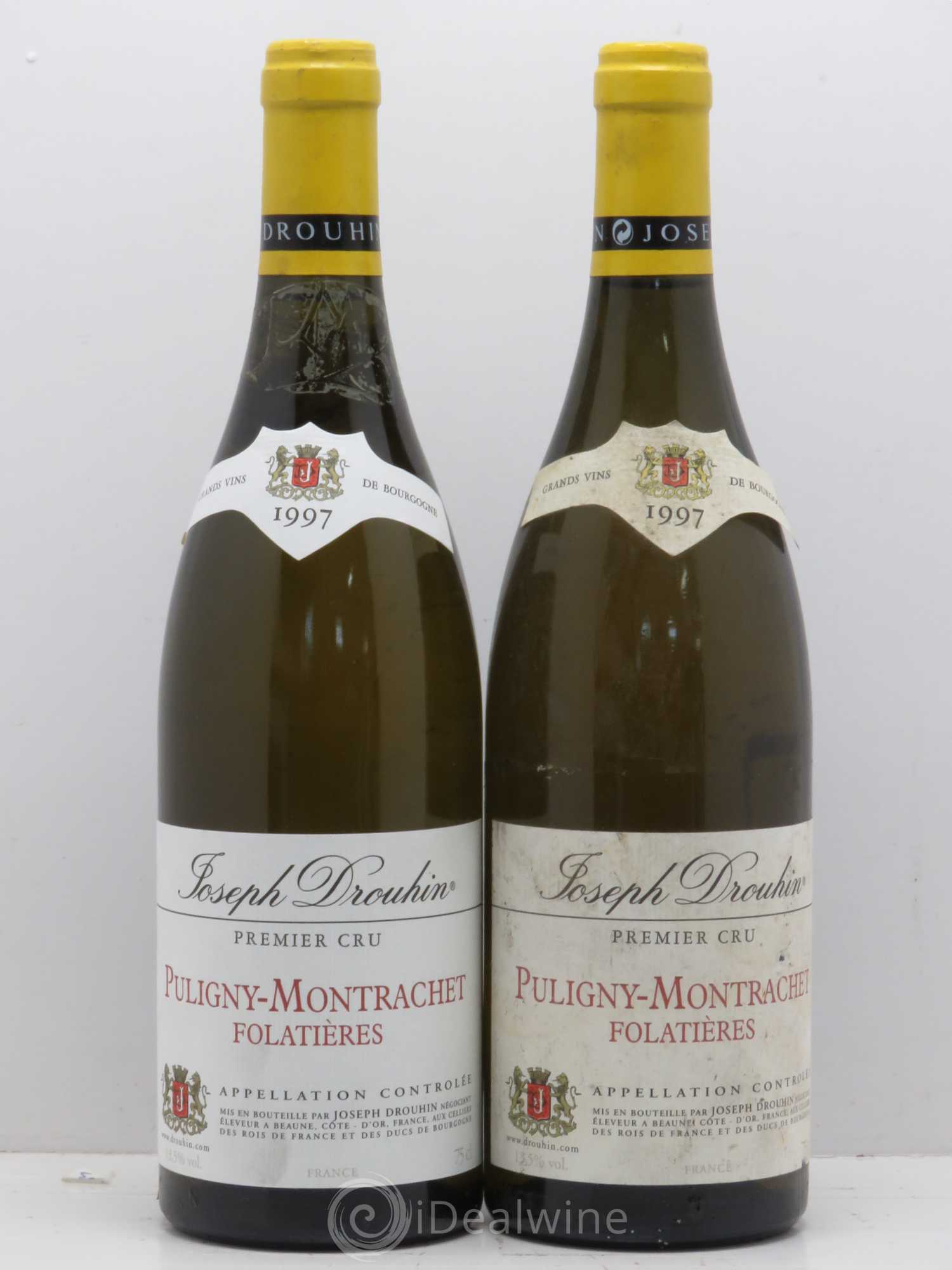 Puligny-Montrachet 1er Cru Folatières Joseph Drouhin 1997 - Lot de 2 bouteilles - 0