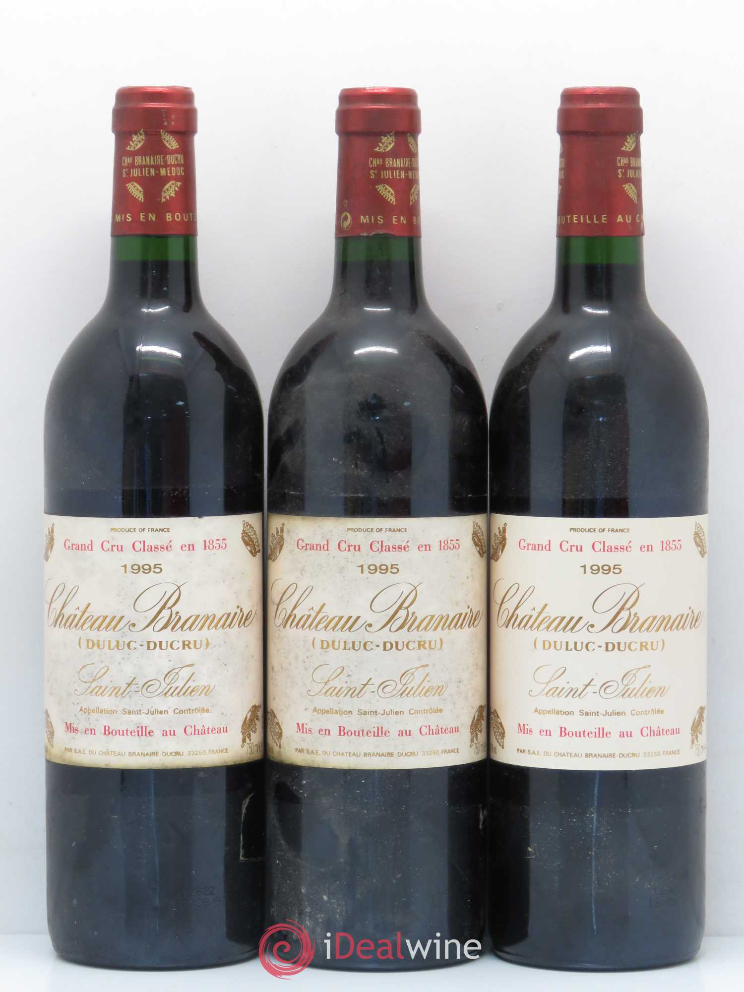 Château Branaire Ducru 4ème Grand Cru Classé 1995 - Lot de 6 bouteilles - 2