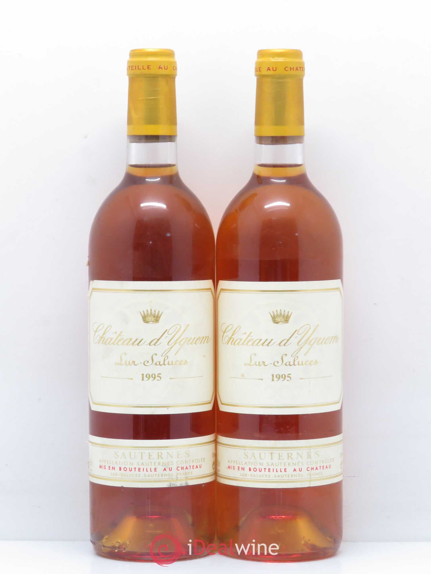 Château d' Yquem 1er Cru Classé Supérieur 1995 - Lotto di 2 bottiglie - 0