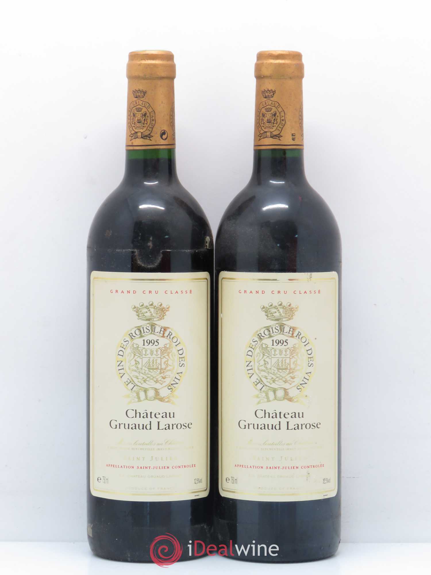 Château Gruaud Larose 2ème Grand Cru Classé 1995 - Lot de 2 bouteilles - 0
