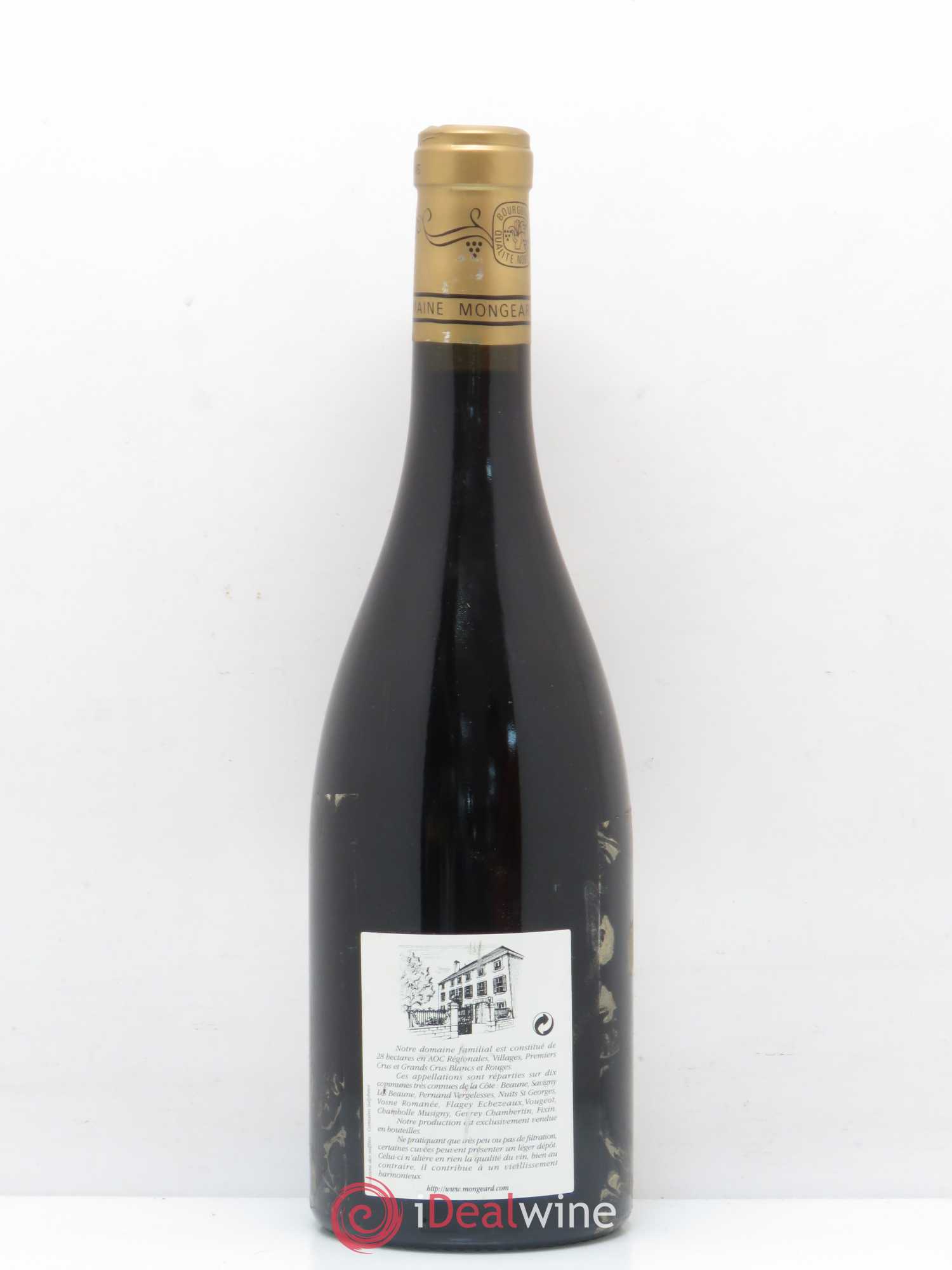 Clos de Vougeot Grand Cru Mongeard-Mugneret (Domaine) 2005 - Lot de 1 bouteille - 1
