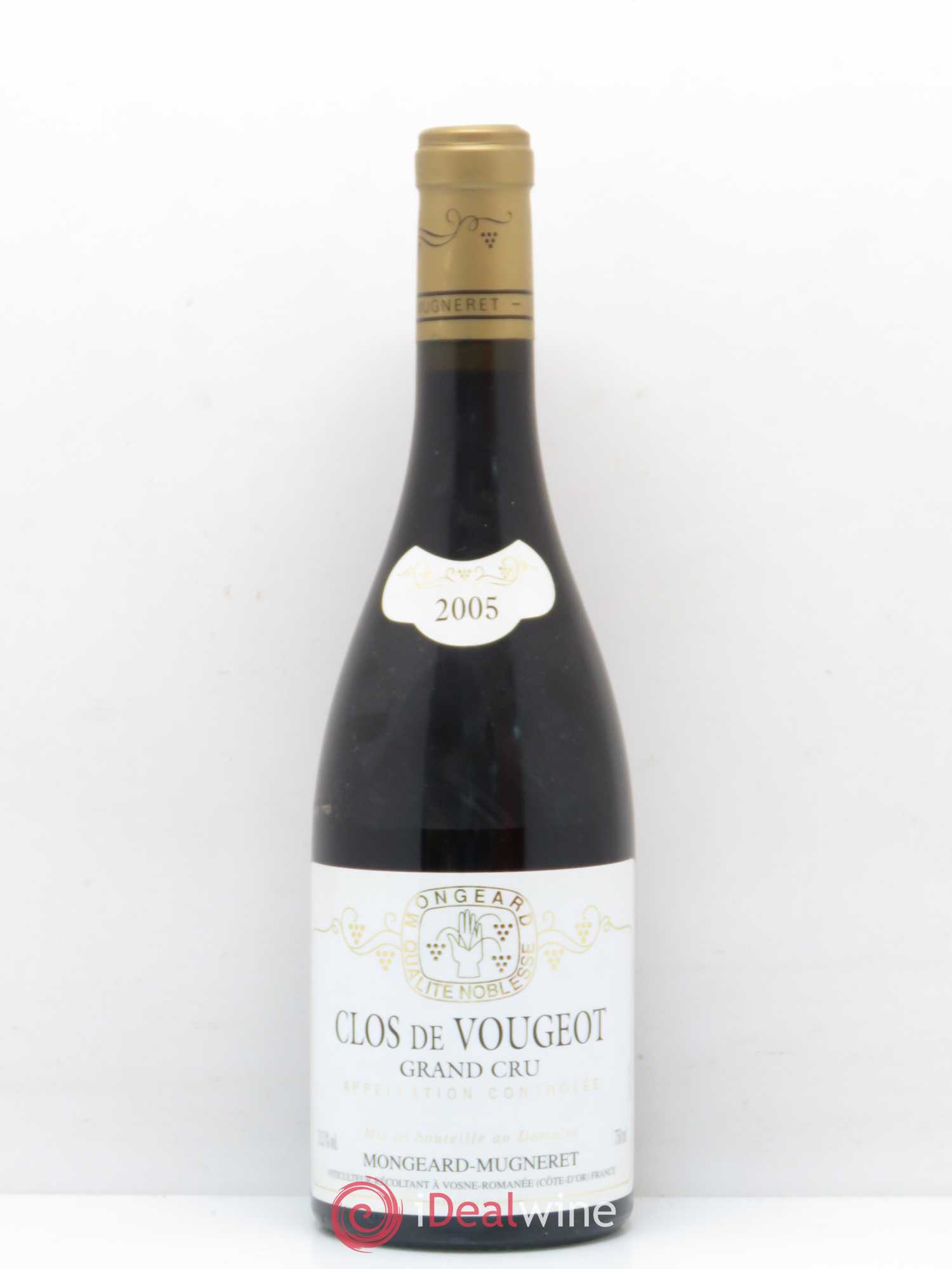 Clos de Vougeot Grand Cru Mongeard-Mugneret (Domaine) 2005 - Lot de 1 bouteille - 0