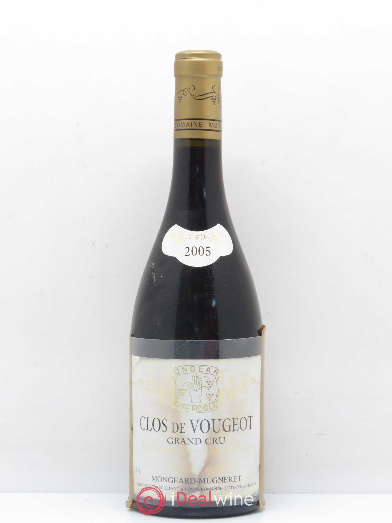 Clos de Vougeot Grand Cru Mongeard-Mugneret (Domaine) 2005 - Lot de 1 bouteille - 0