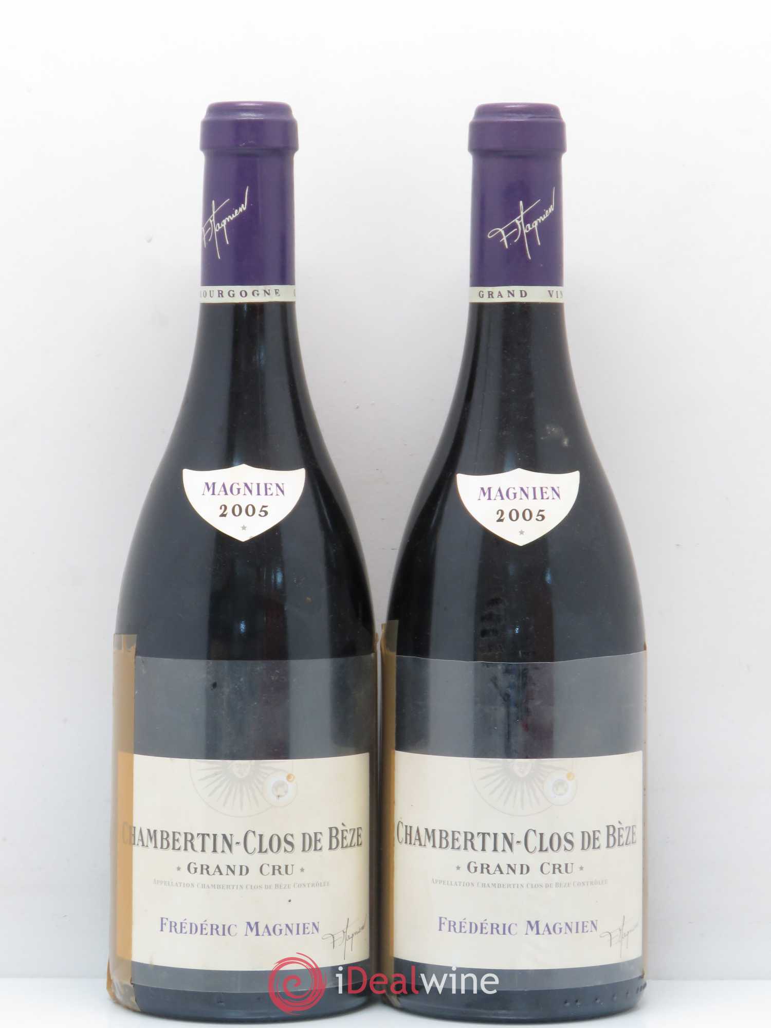 Chambertin Clos de Bèze Grand Cru Frédéric Magnien 2005 - Lot de 2 bouteilles - 0