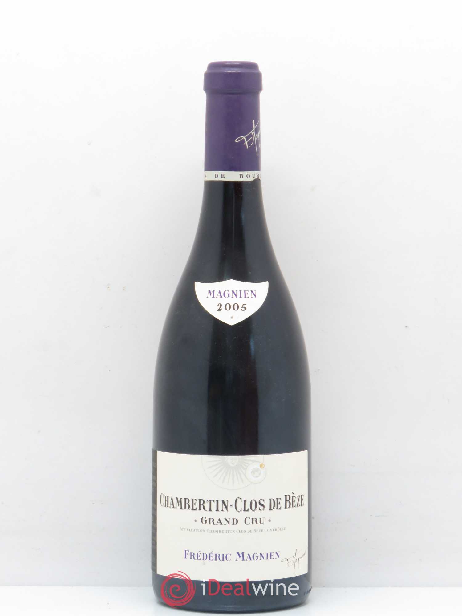 Chambertin Clos de Bèze Grand Cru Frédéric Magnien 2005 - Lot de 1 bouteille - 0