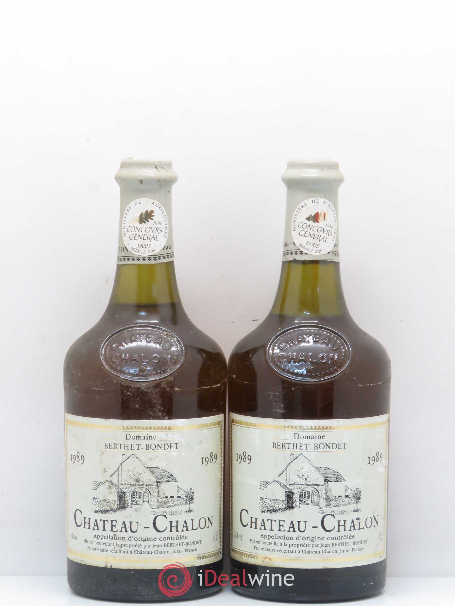 Château-Chalon Berthet 1989 - Lot de 2 bouteilles - 0