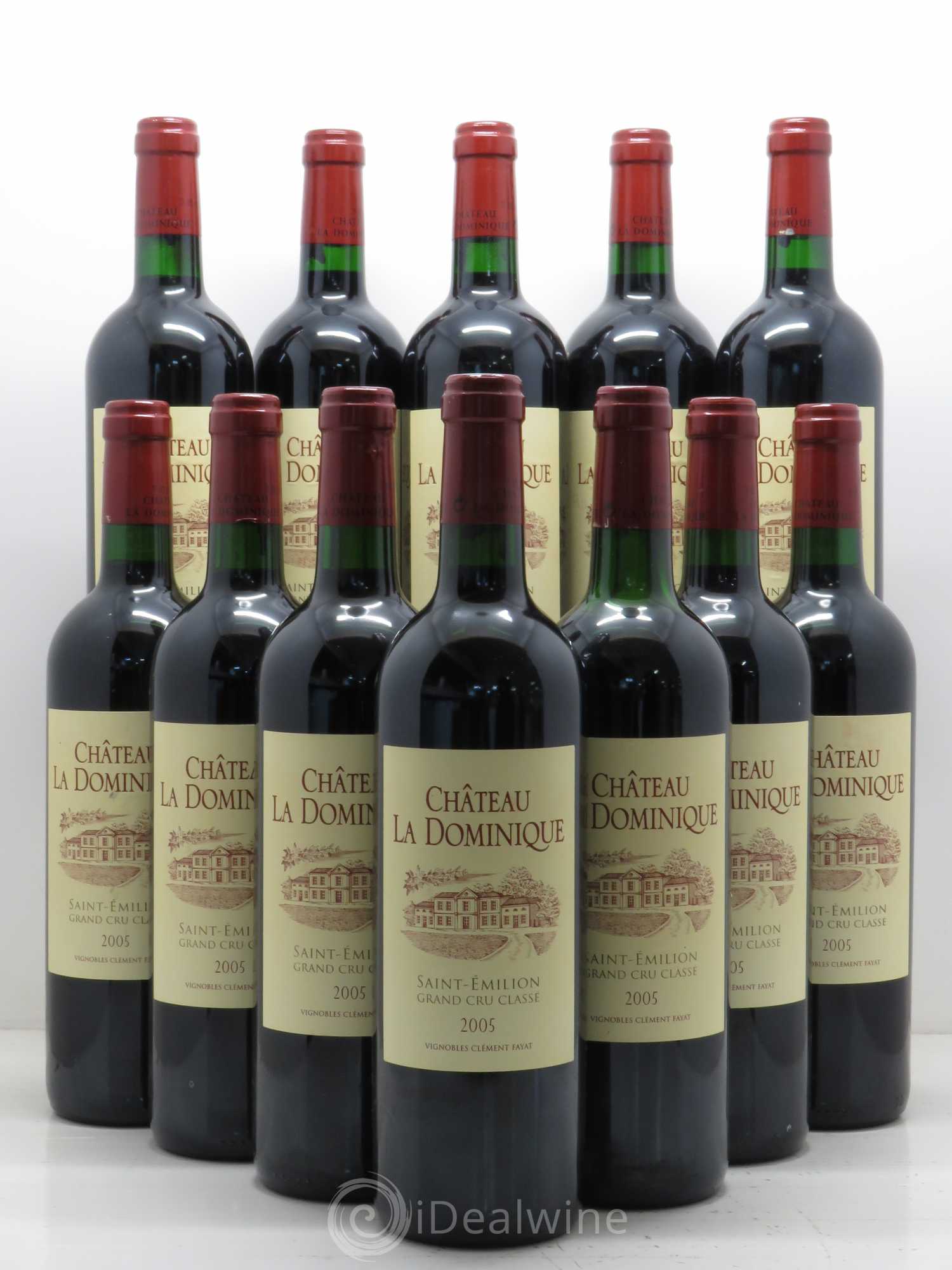 Château la Dominique Grand Cru Classé 2005 - Lot de 12 bouteilles - 0