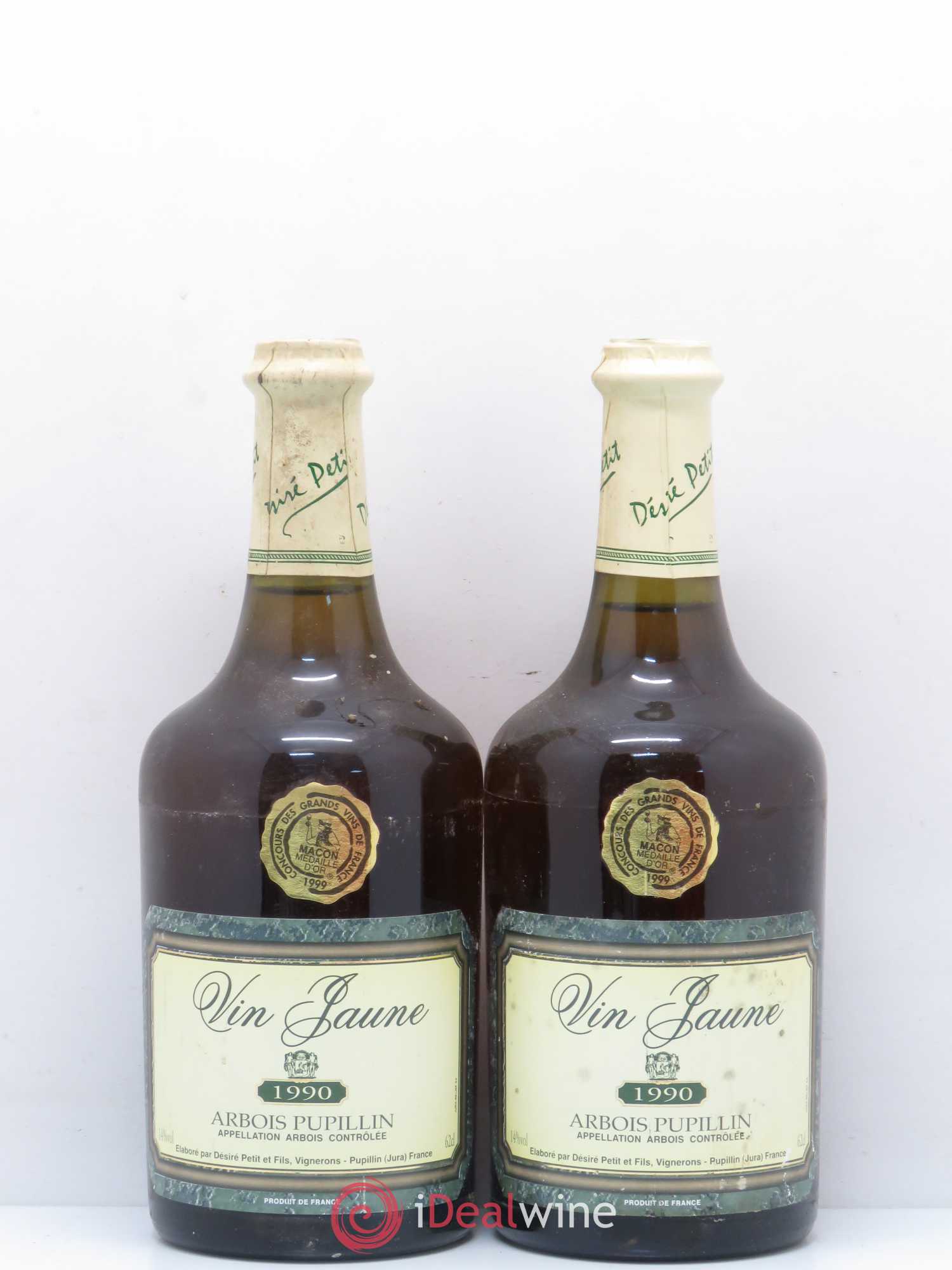 Arbois Vin Jaune Petit 1990 - Lot de 2 bouteilles - 0
