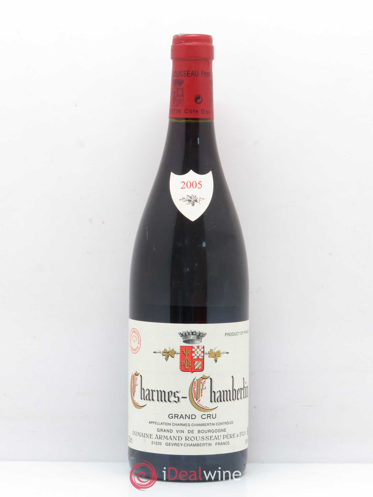 Charmes-Chambertin Grand Cru Armand Rousseau (Domaine) 2005 - Lot de 1 bouteille - 0