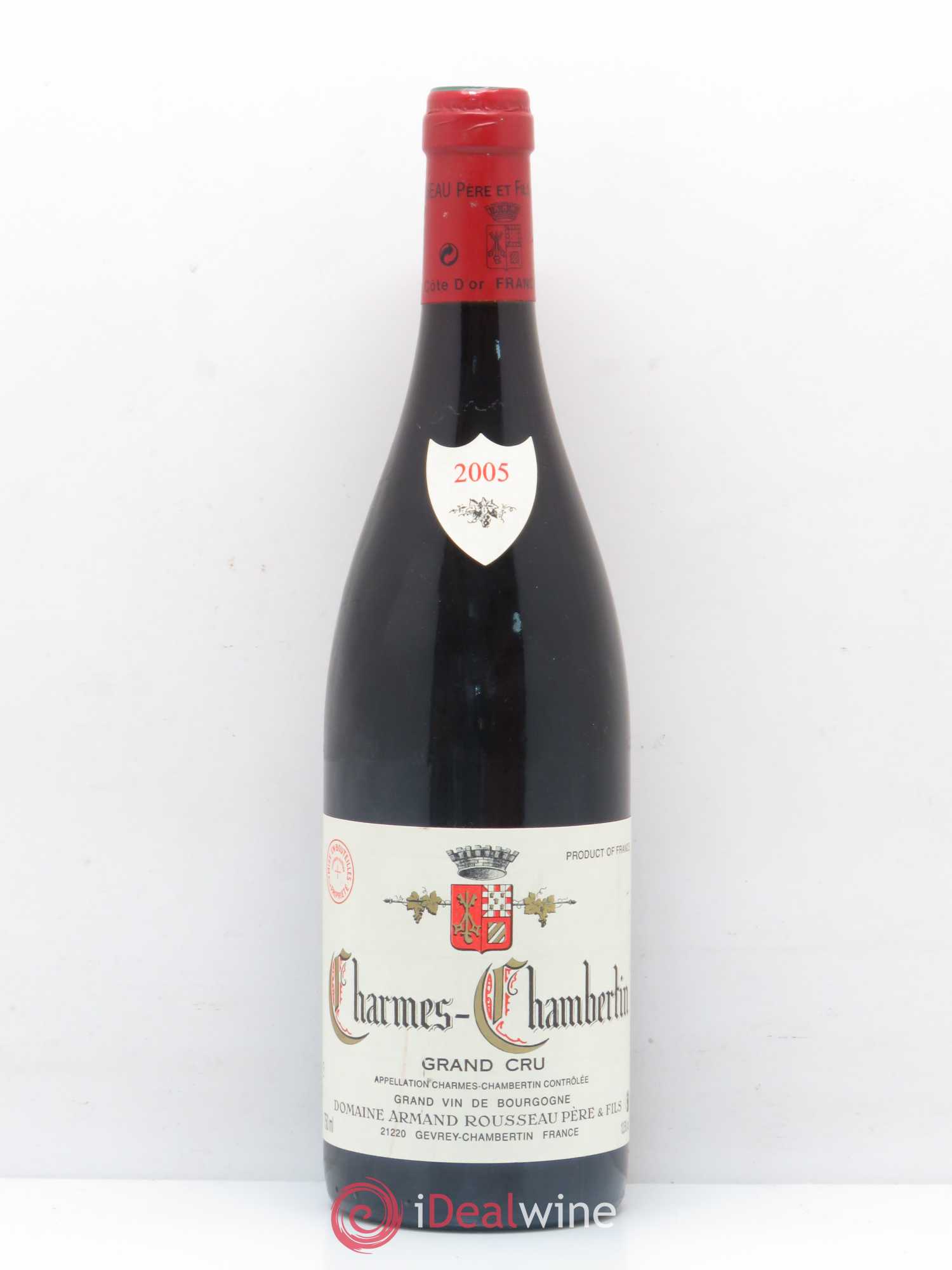 Charmes-Chambertin Grand Cru Armand Rousseau (Domaine) 2005 - Lot de 1 bouteille - 0