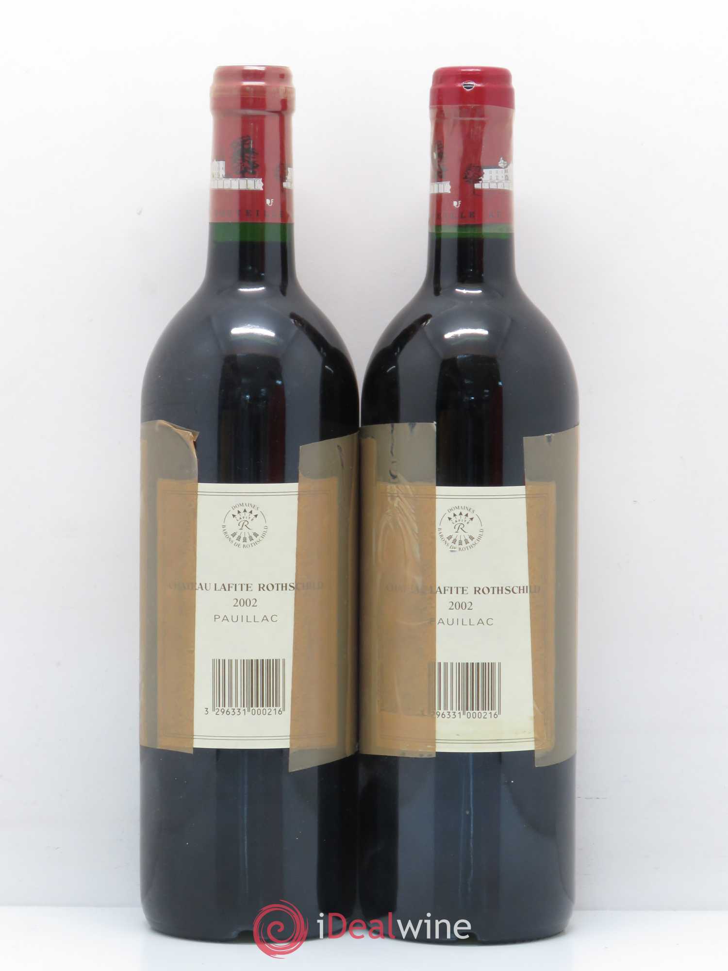 Château Lafite Rothschild 1er Grand Cru Classé 2002 - Lot de 2 bouteilles - 1