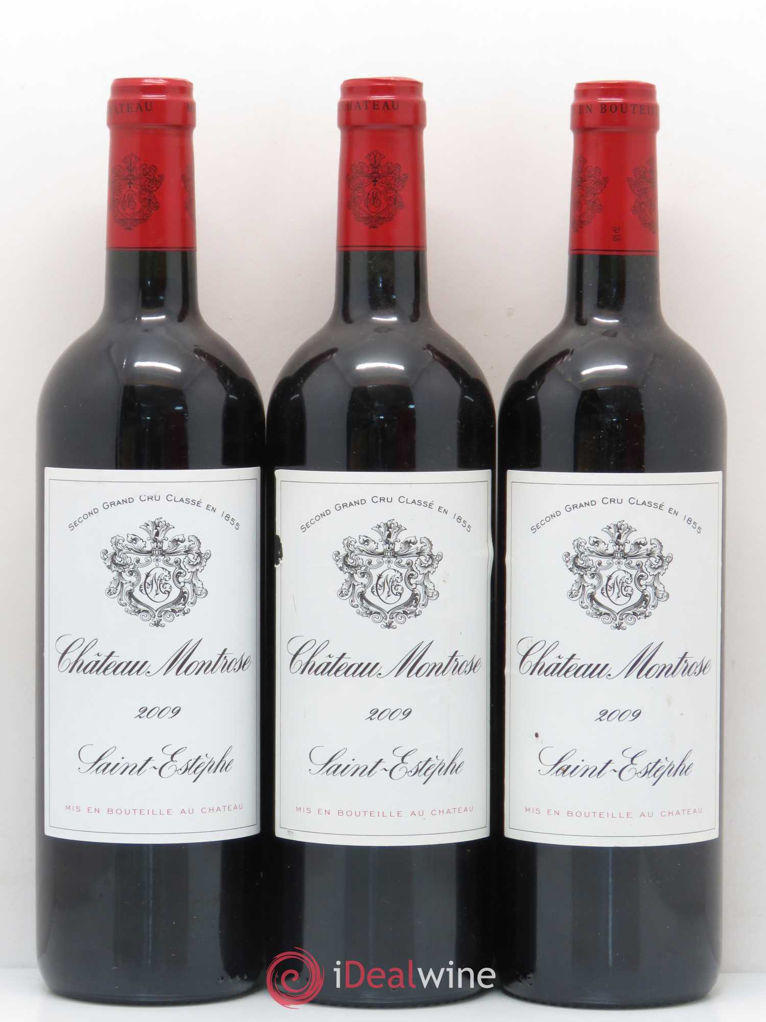Château Montrose 2ème Grand Cru Classé 2009 - Lot de 3 bouteilles - 0