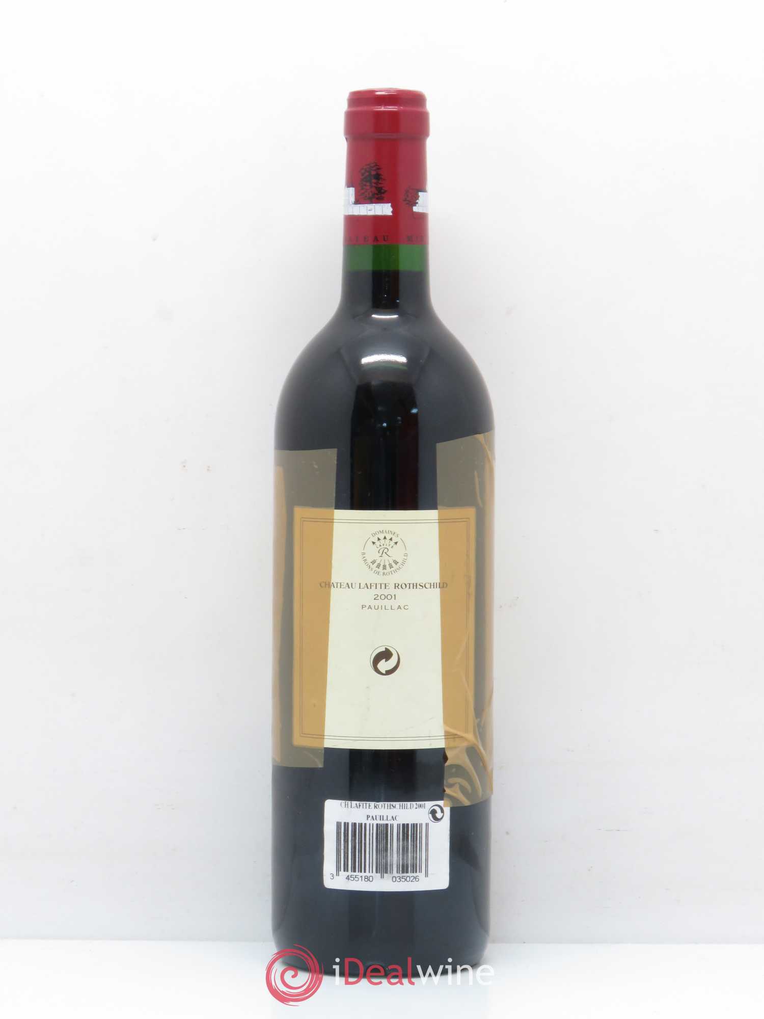 Château Lafite Rothschild 1er Grand Cru Classé 2001 - Lot de 1 bouteille - 1