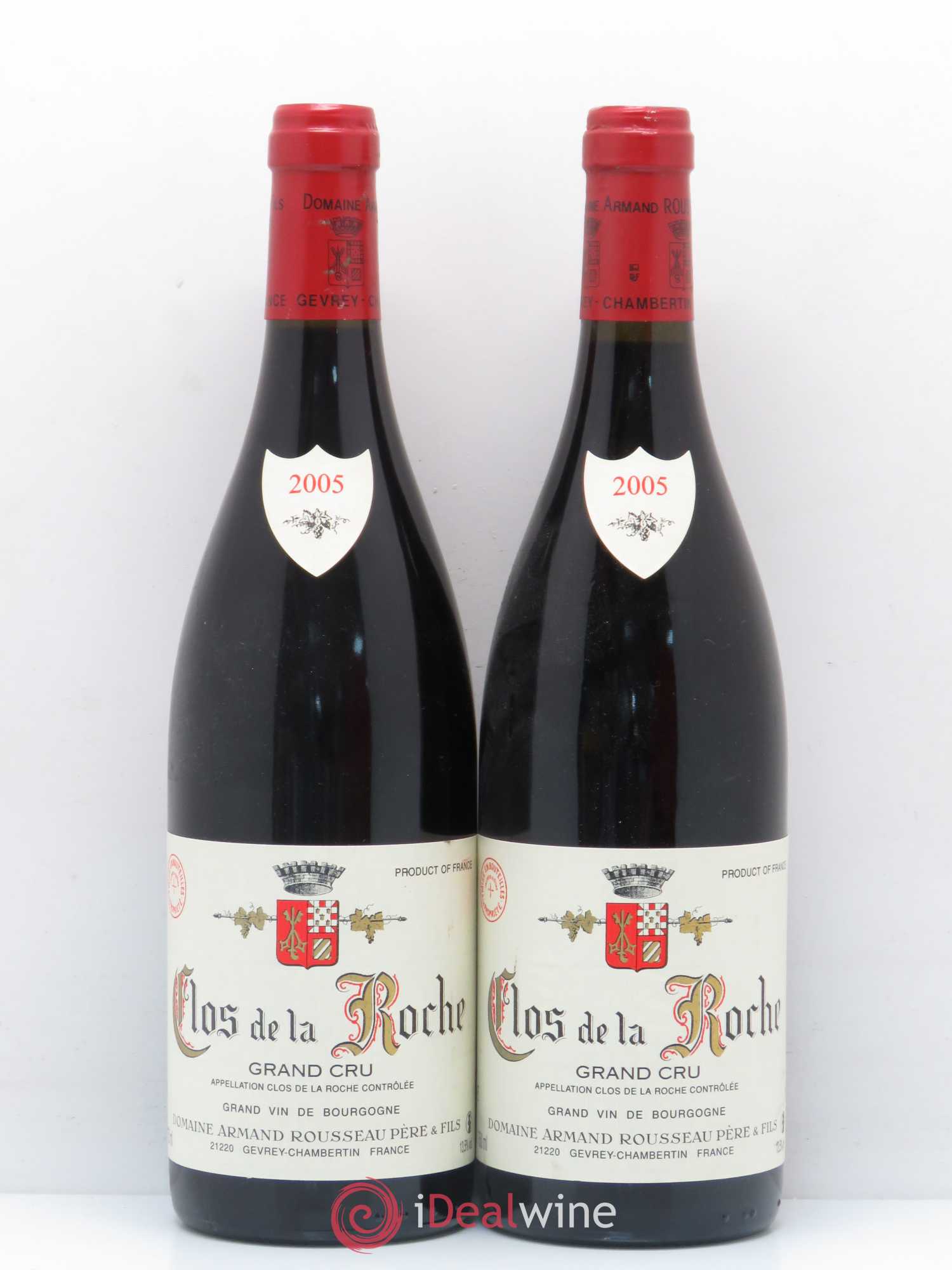 Clos de la Roche Grand Cru Armand Rousseau (Domaine) 2005 - Lot de 2 bouteilles - 0