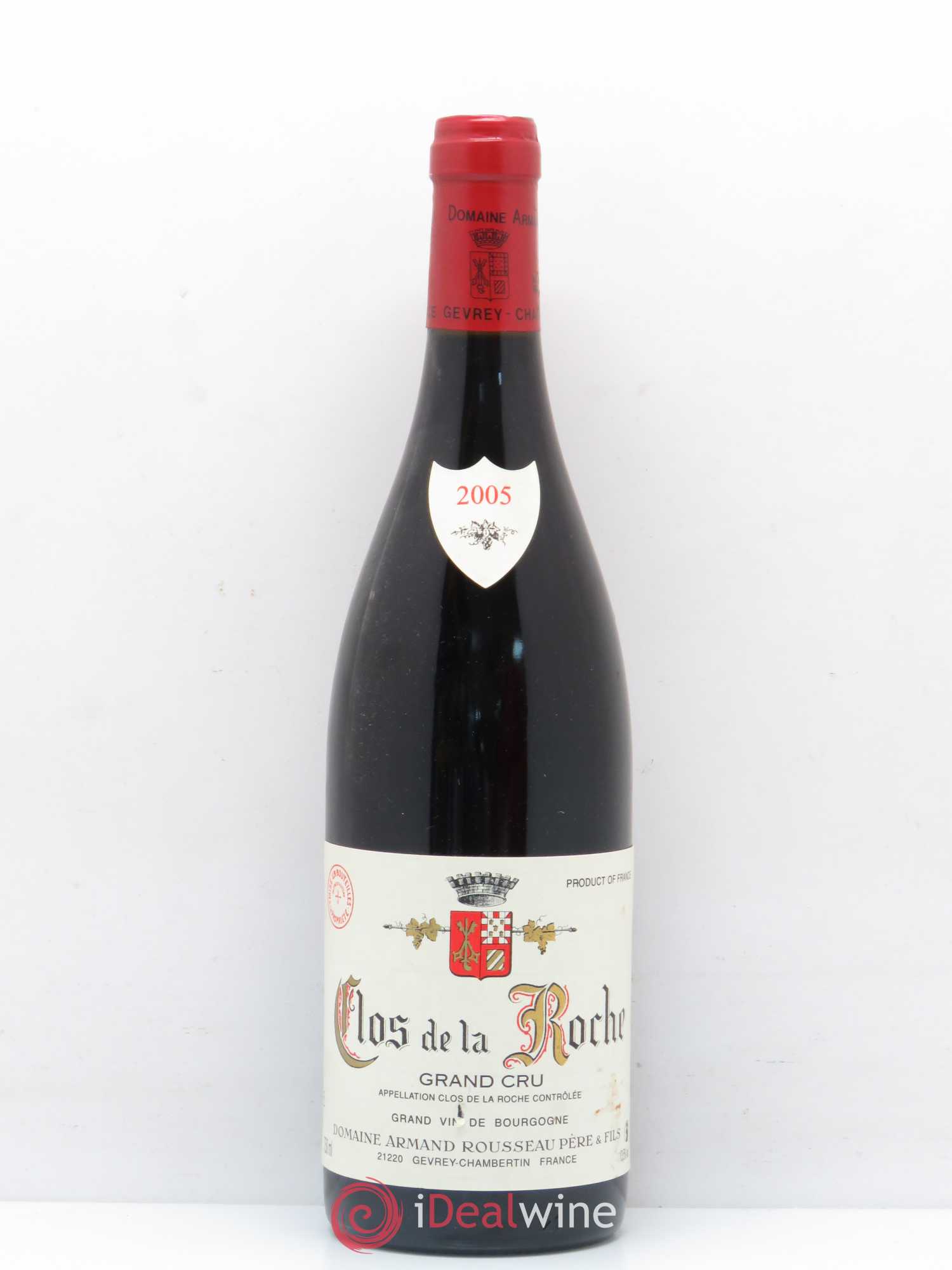 Clos de la Roche Grand Cru Armand Rousseau (Domaine) 2005 - Lot de 1 bouteille - 0