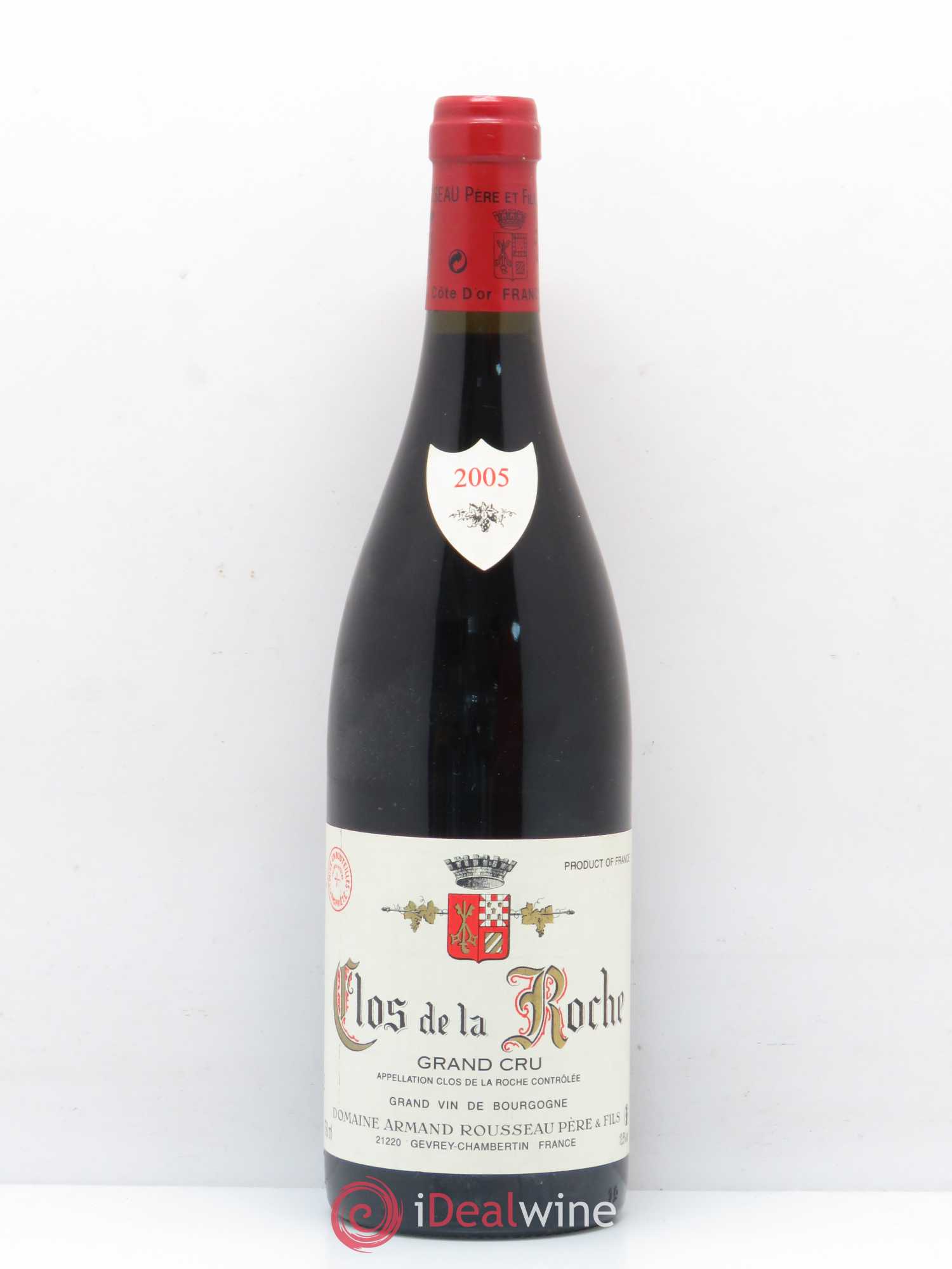 Clos de la Roche Grand Cru Armand Rousseau (Domaine) 2005 - Lot de 1 bouteille - 0