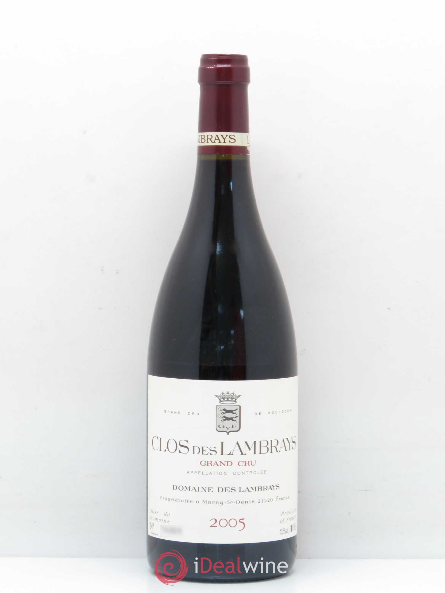 Clos des Lambrays Grand Cru Domaine des Lambrays 2005 - Lot de 1 bouteille - 0