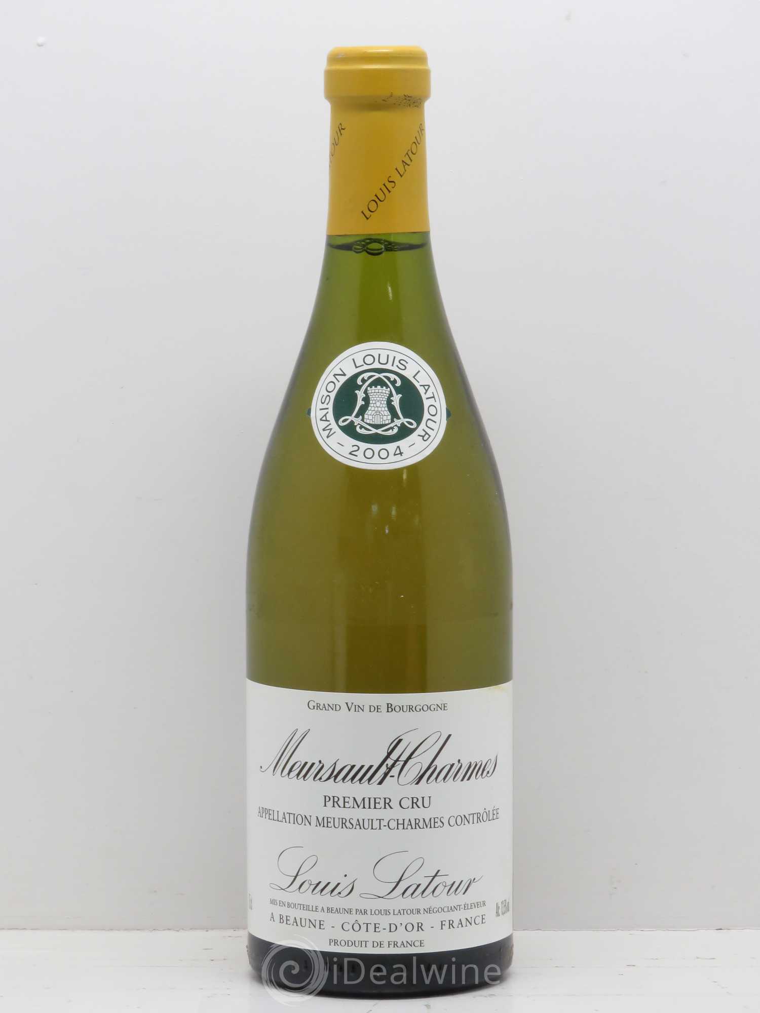 Meursault 1er Cru Charmes Louis Latour 2004 - Lot de 1 bouteille - 0