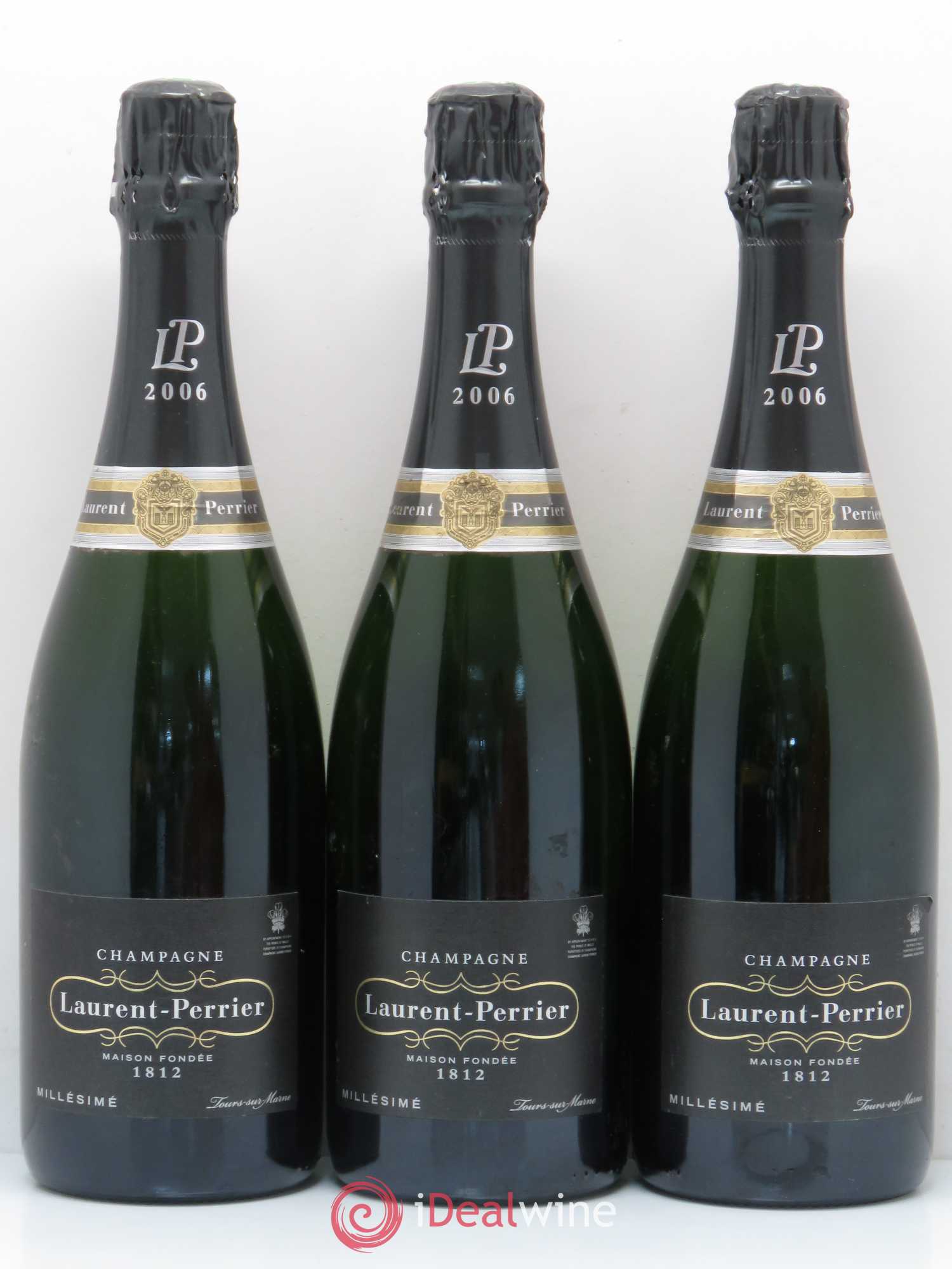 Champagne Laurent-Perrier 2006 - Lot de 3 bouteilles - 0