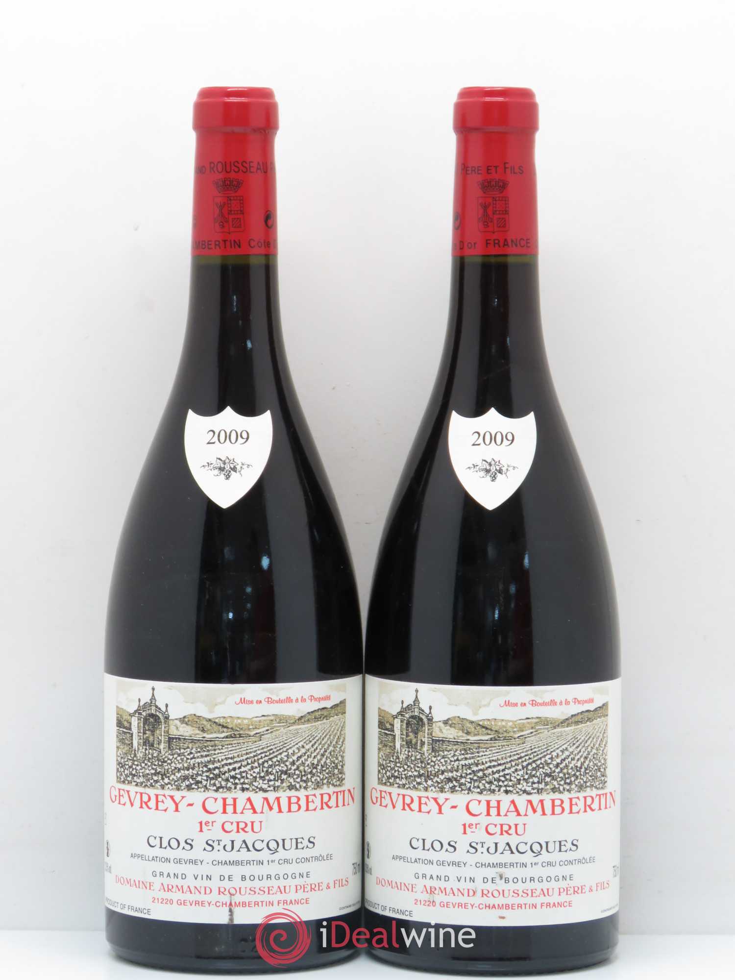 Gevrey-Chambertin 1er Cru Clos Saint-Jacques Armand Rousseau (Domaine) 2009 - Lot de 2 bouteilles - 0