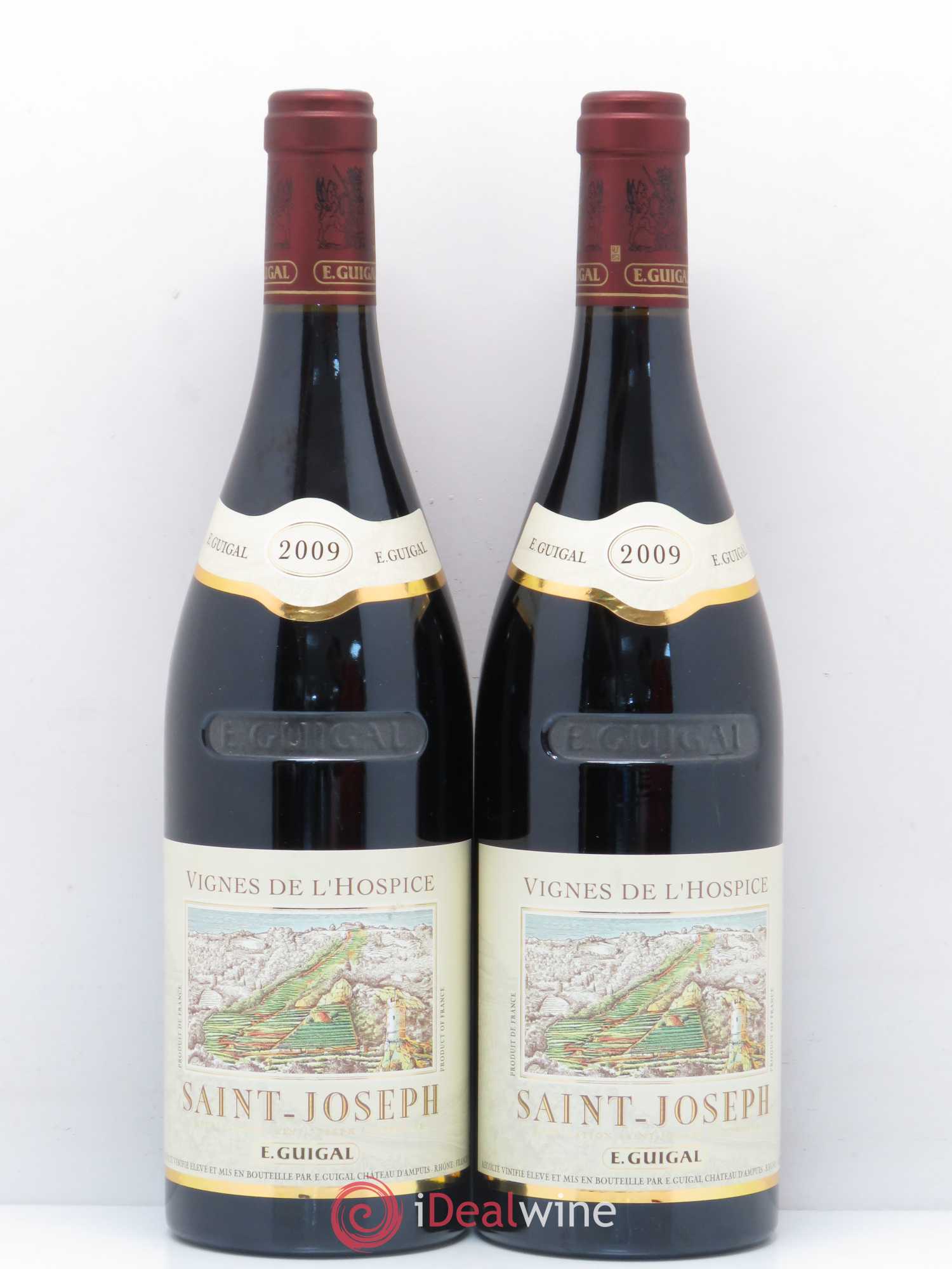 Saint-Joseph Vignes de l'Hospice Guigal 2009 - Lot de 2 bouteilles - 0