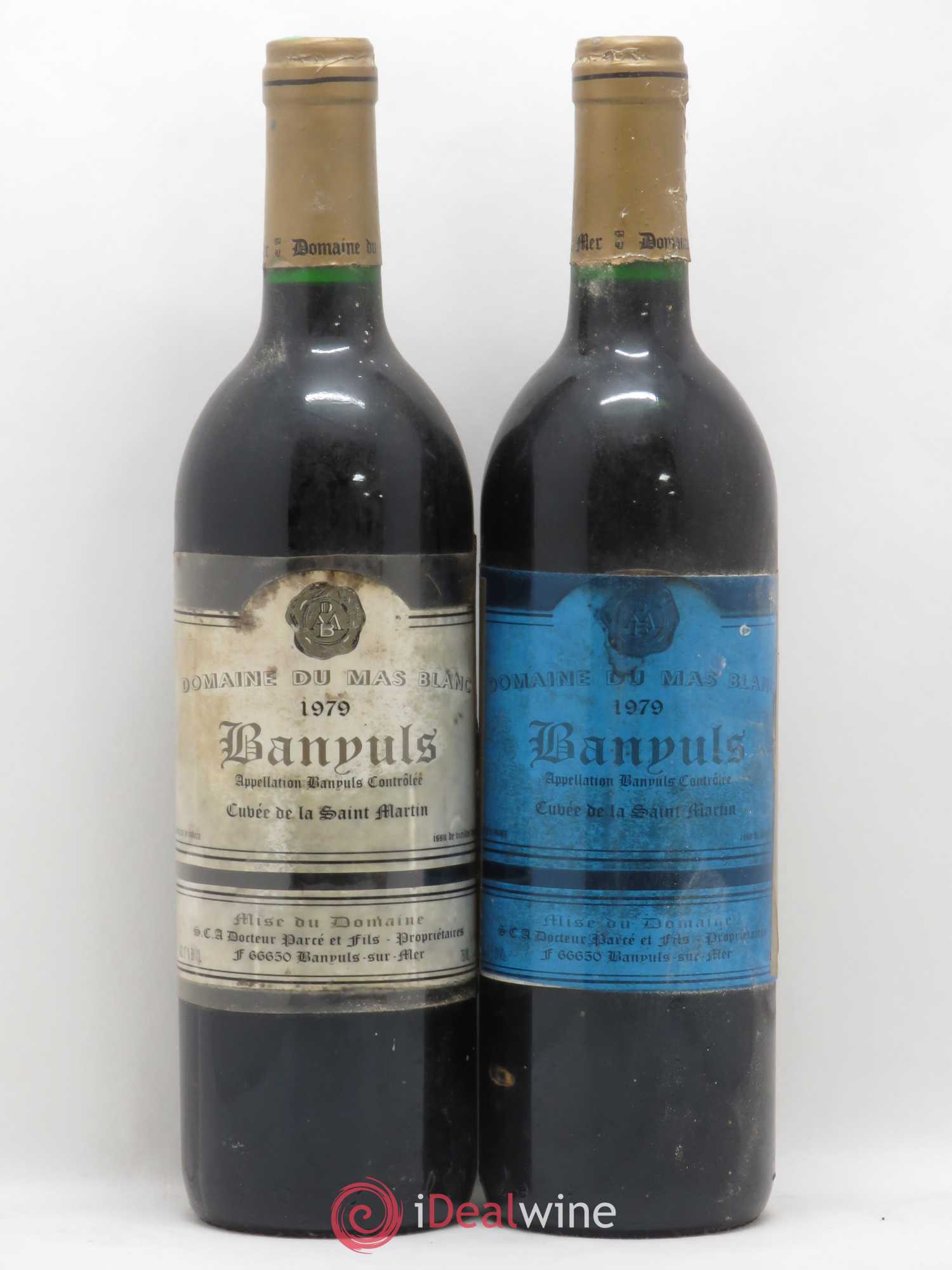 Banyuls Cuvée de La Saint Martin Mas Blanc (Domaine du) - Parcé 1979 - Posten von 2 Flaschen - 0