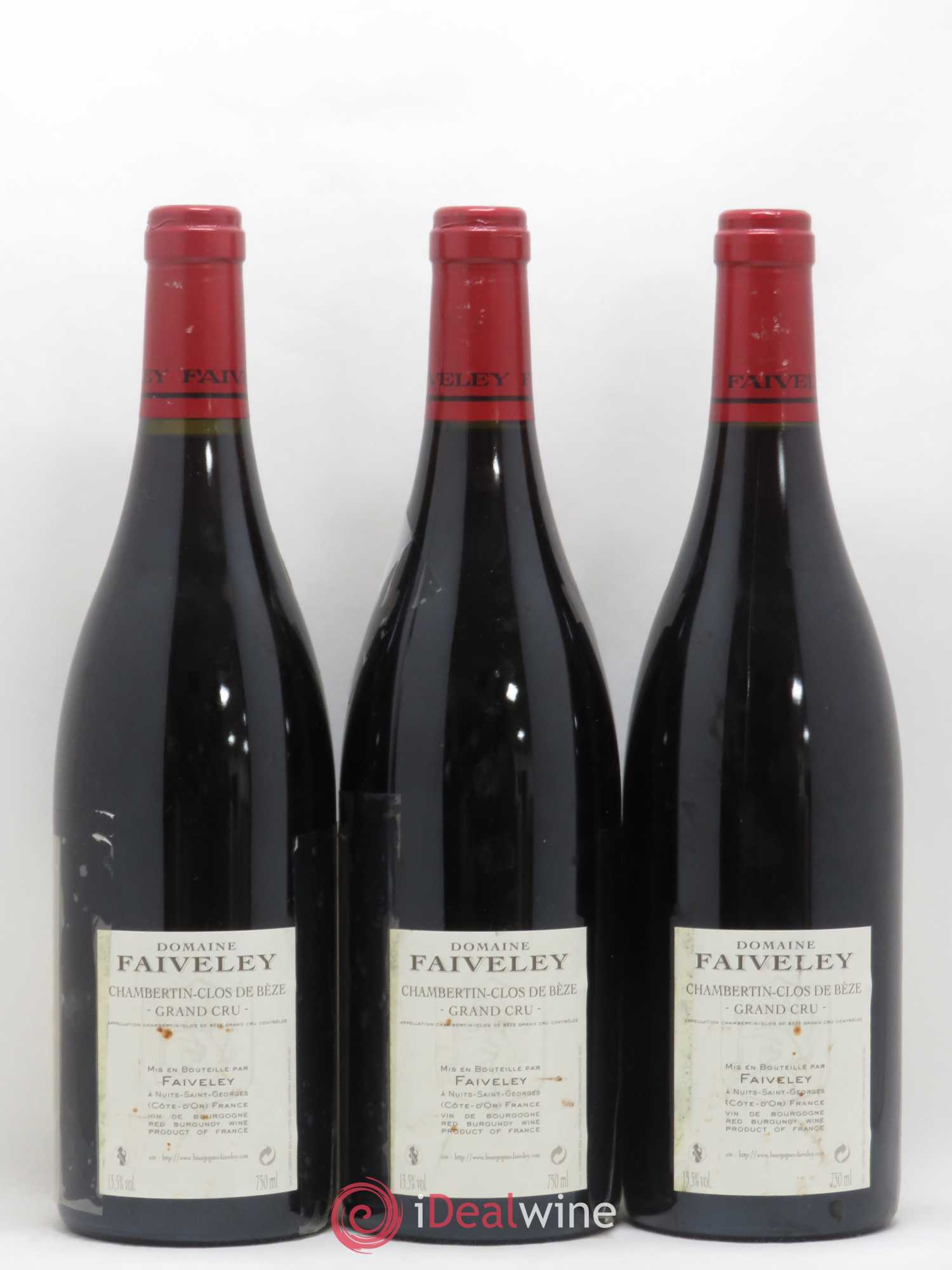 Chambertin Clos de Bèze Grand Cru Faiveley 2009 - Lot de 3 bouteilles - 1
