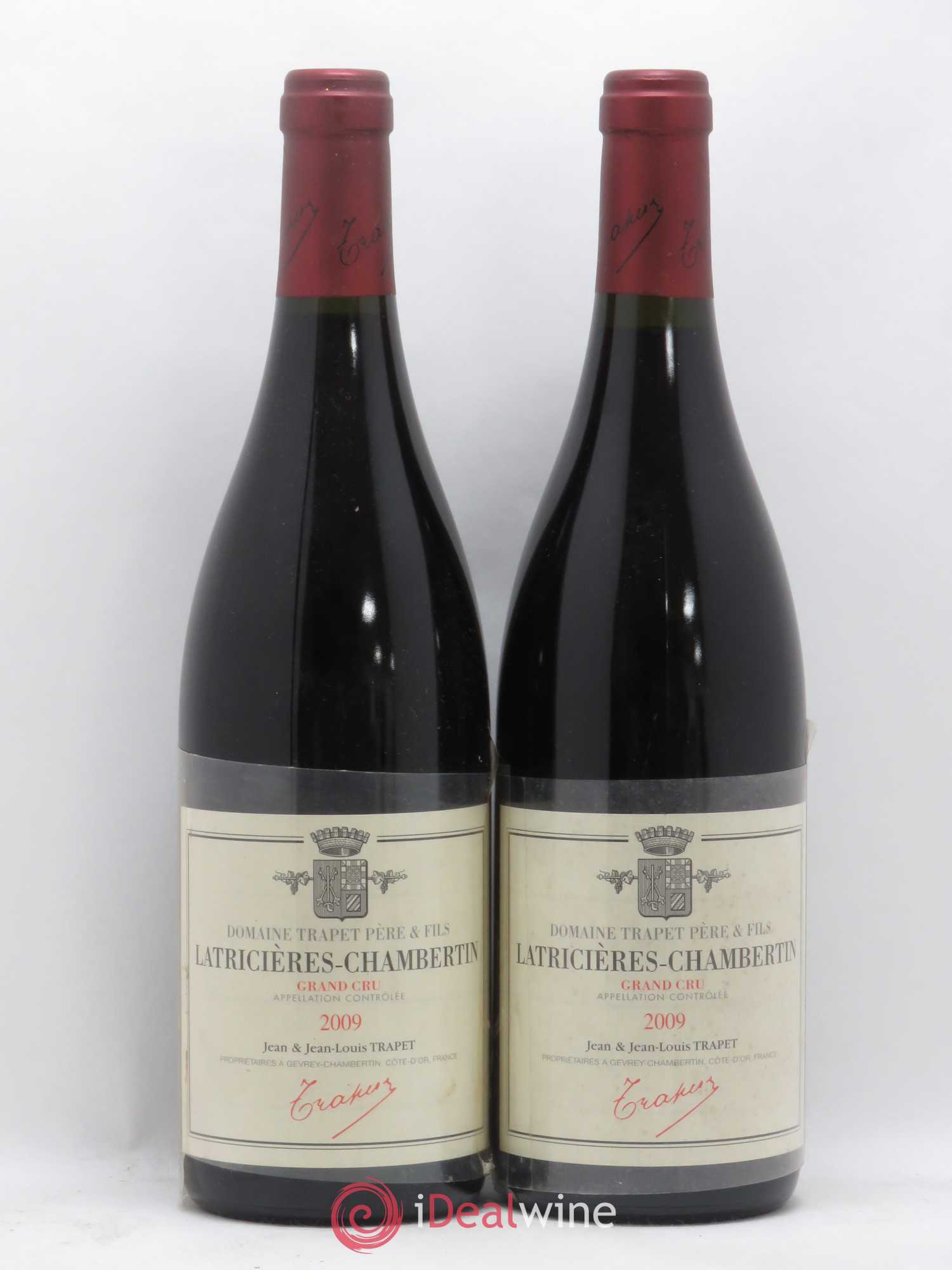 Latricières-Chambertin Grand Cru Domaine Trapet 2009 - Lot de 2 bouteilles - 0