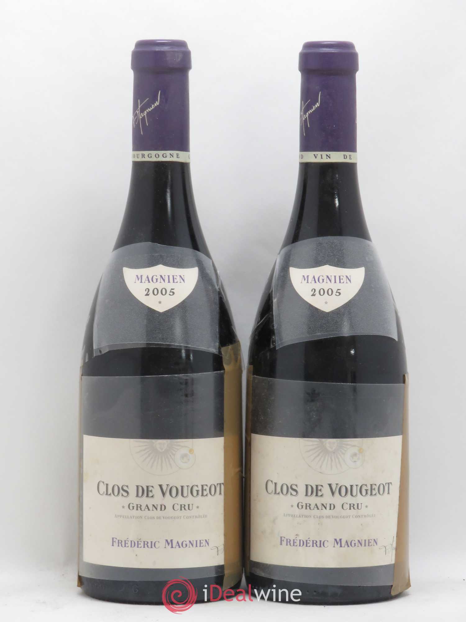 Clos de Vougeot Grand Cru Frédéric Magnien 2005 - Lot de 2 bouteilles - 0