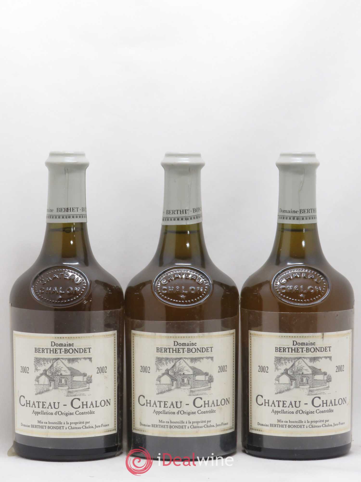 Château-Chalon Berthet-Bondet 2002 - Lot de 3 bouteilles - 0