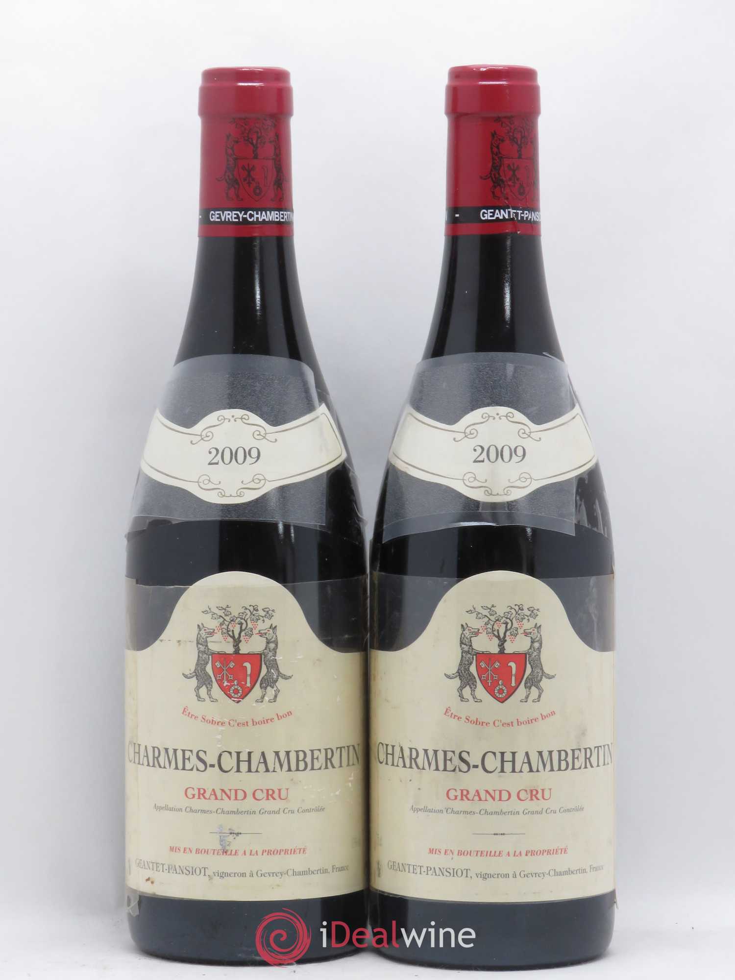 Charmes-Chambertin Grand Cru Geantet-Pansiot 2009 - Lot de 2 bouteilles - 0