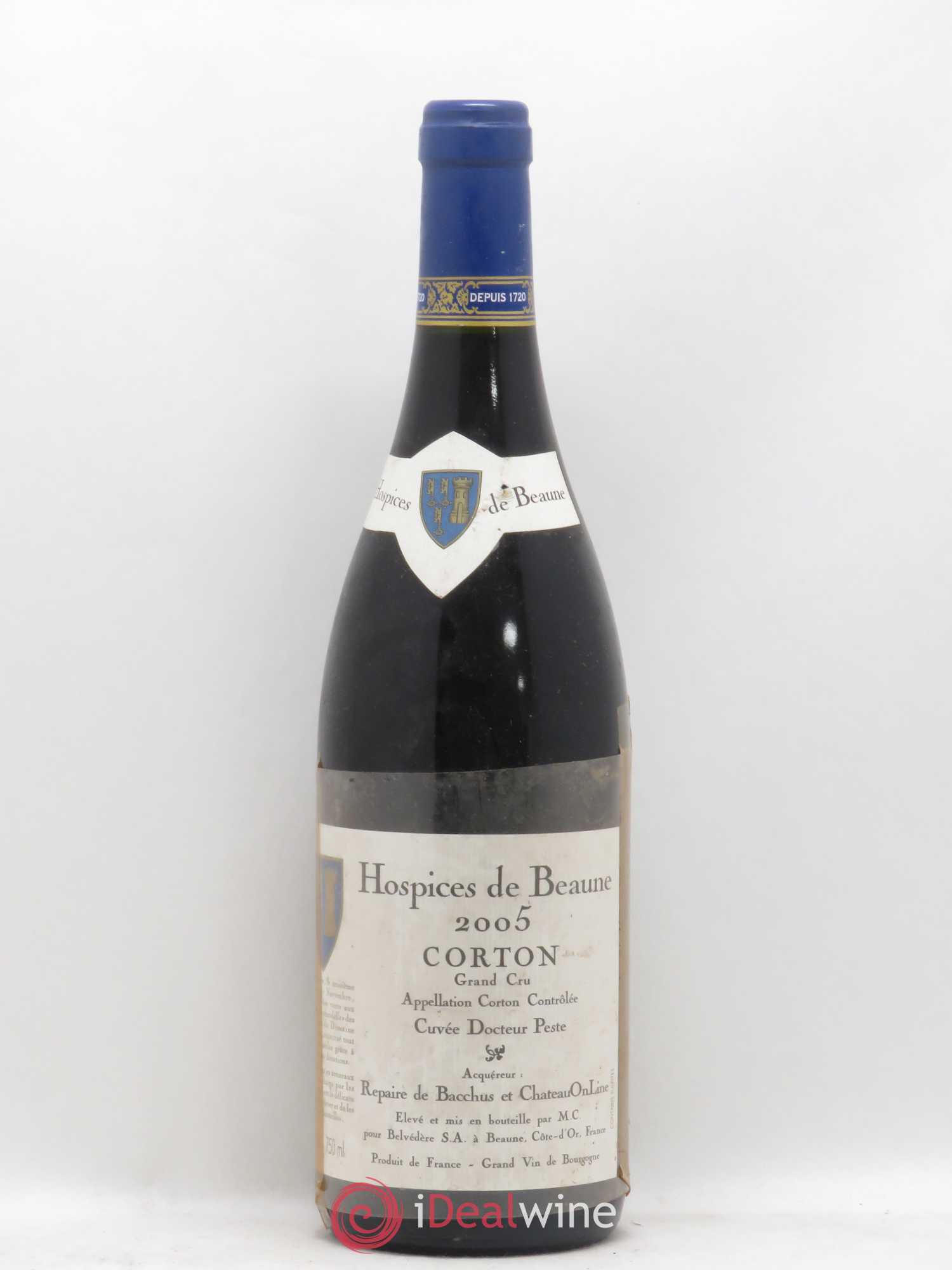 Buy Corton Grand Cru Cuvée Docteur Peste Hospices de Beaune 2005