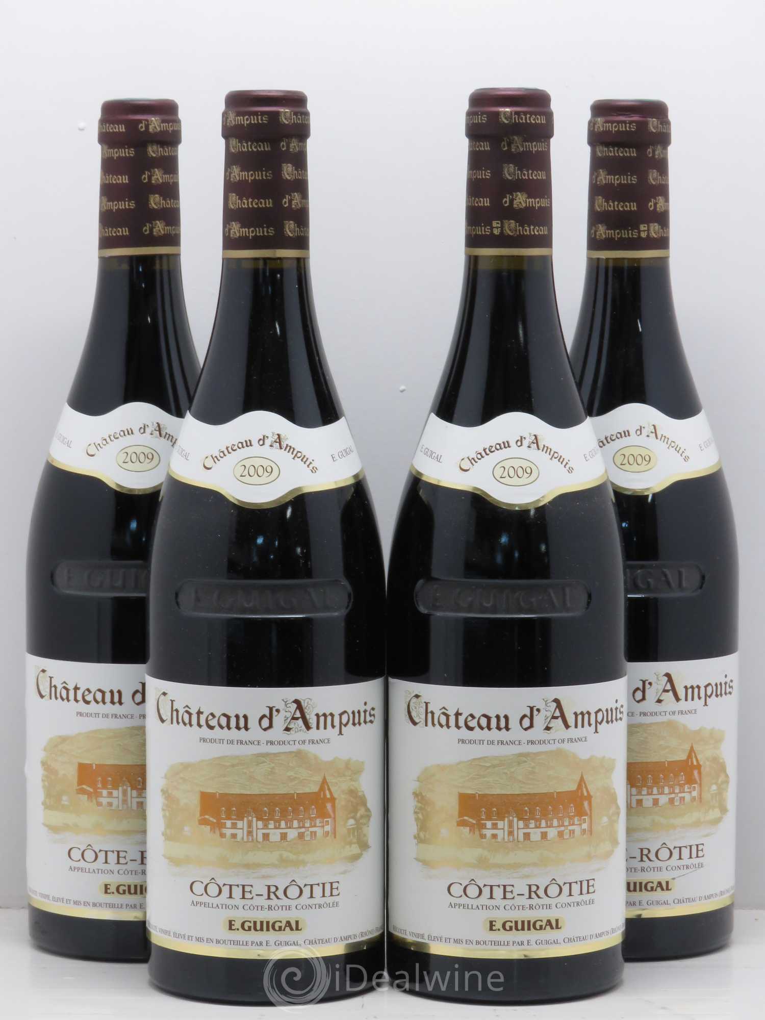 Côte-Rôtie Château d'Ampuis Guigal 2009 - Lot de 4 bouteilles - 0