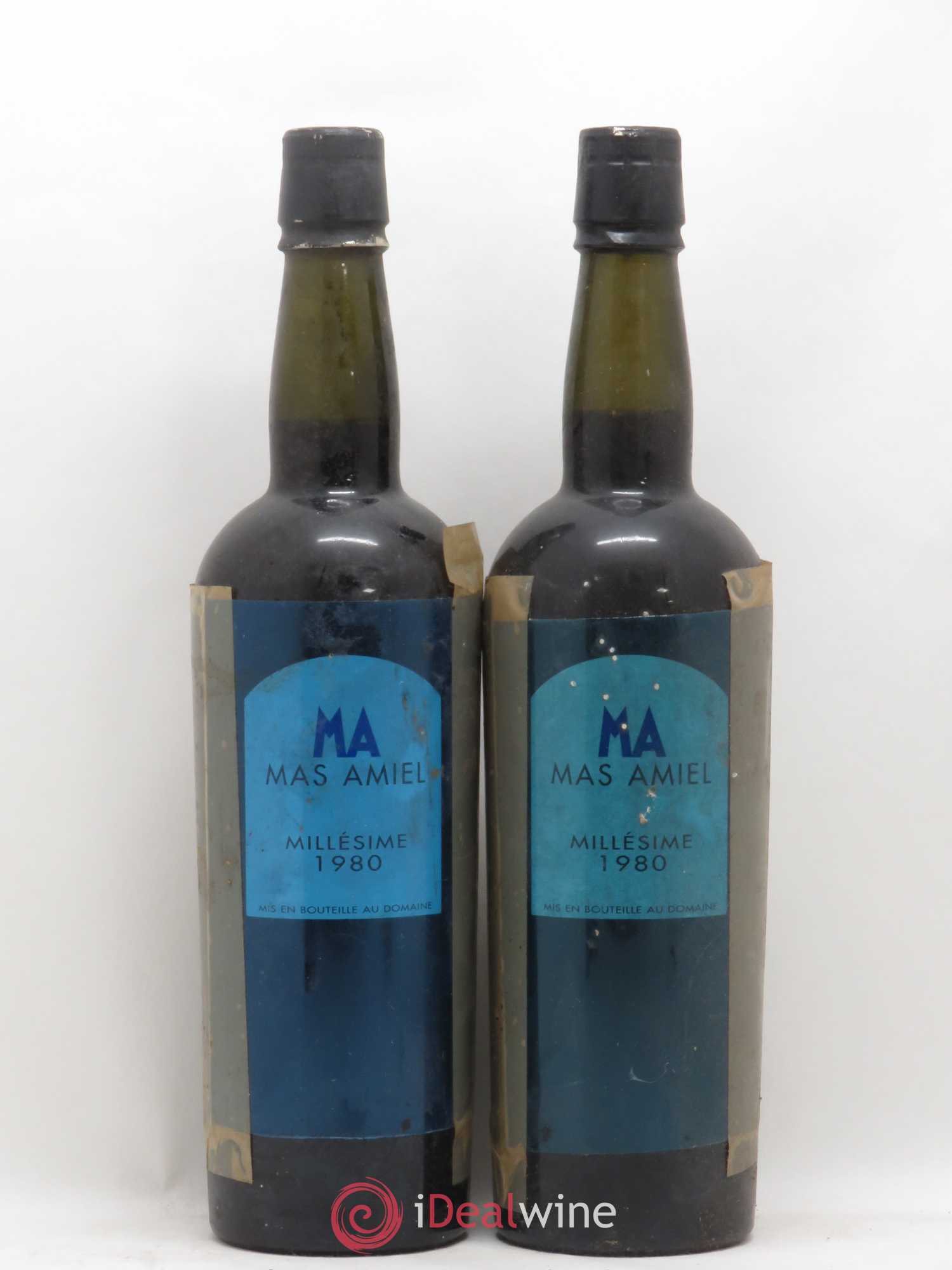 Maury Mas Amiel Vintage 1980 - Lot de 2 bouteilles - 0
