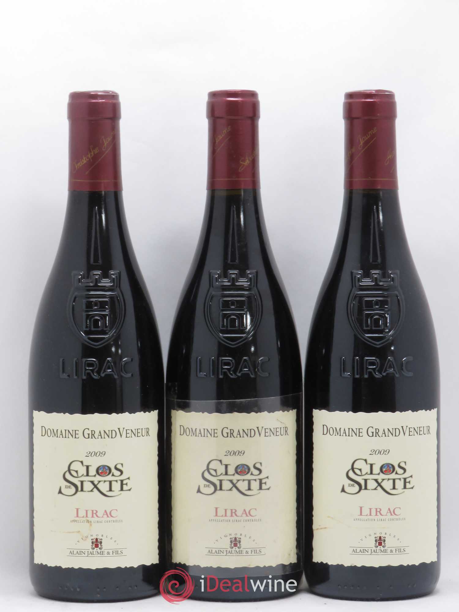 Lirac Clos de Sixte Domaine Grand Veneur 2009 - Posten von 3 Flaschen - 0