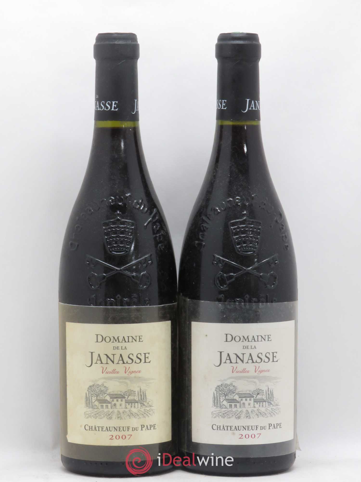 Châteauneuf-du-Pape Cuvée Vieilles Vignes La Janasse (Domaine de) 2007 - Lot de 2 bouteilles - 0