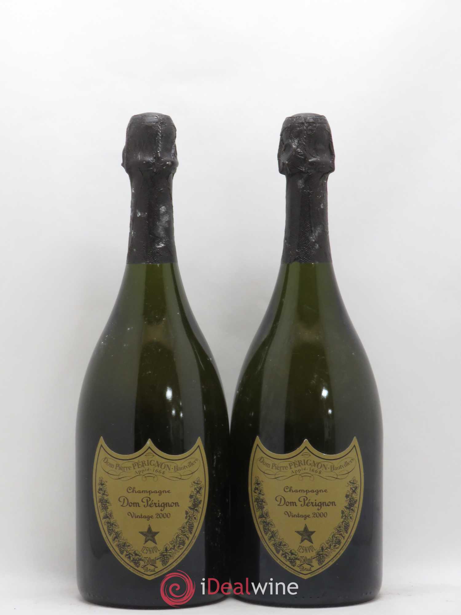Brut Dom Pérignon 2000 - Lot de 2 bouteilles - 0