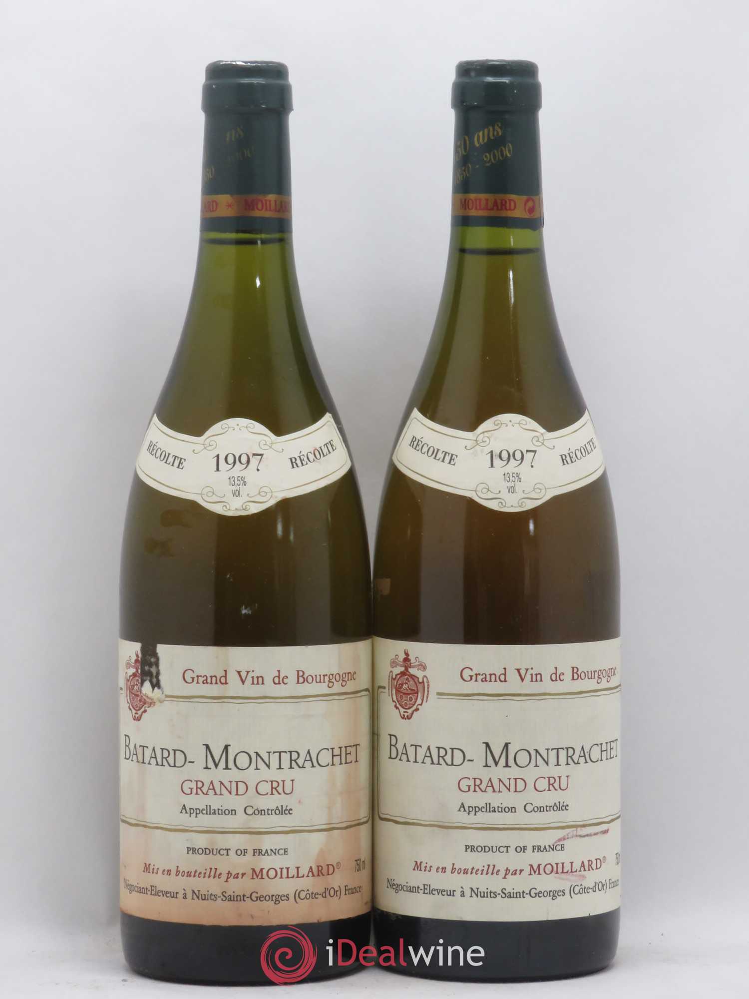 Bâtard-Montrachet Grand Cru Moillard 1997 - Lot de 2 bouteilles - 0